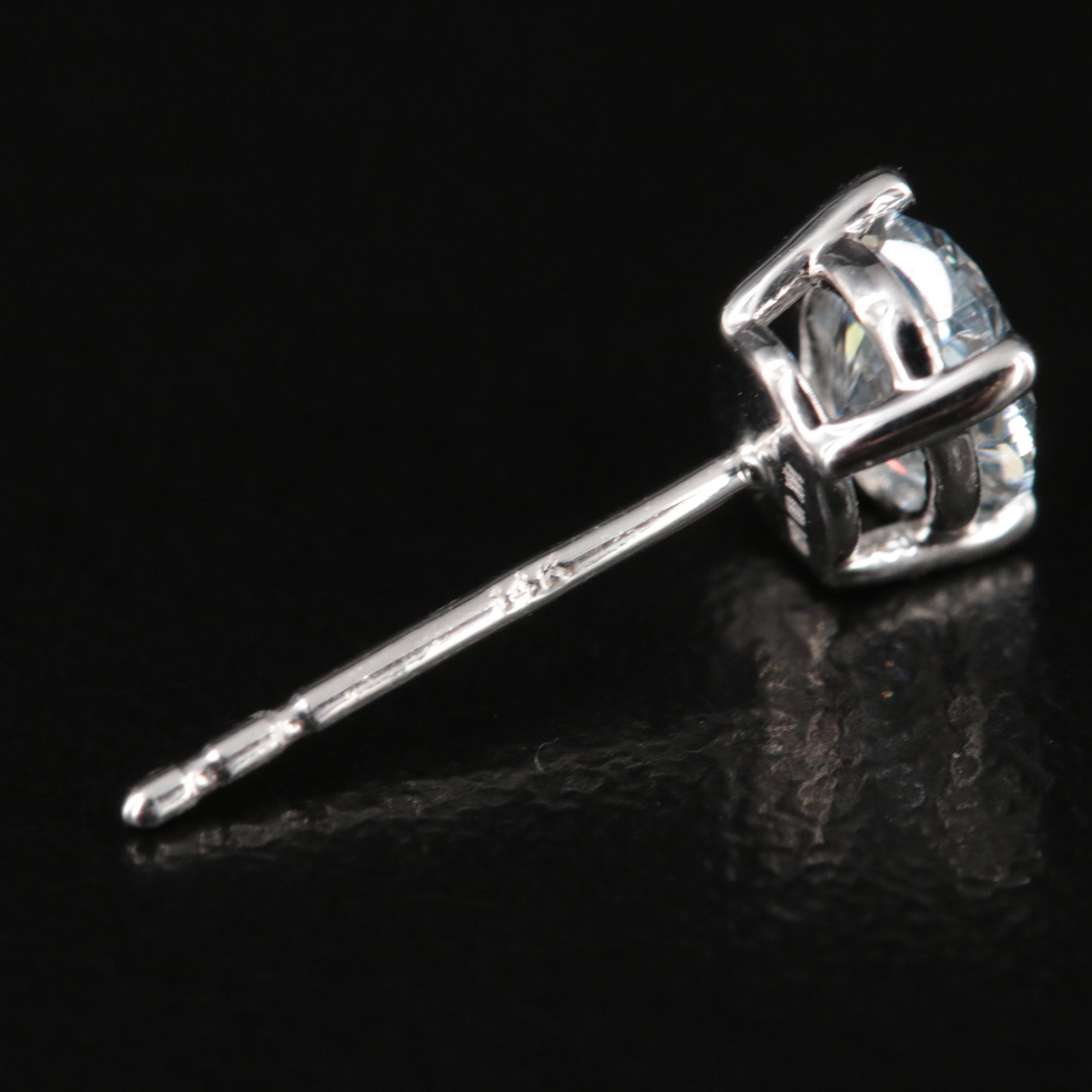 14K 1.26 CTW Lab Grown Diamond Stud Earrings