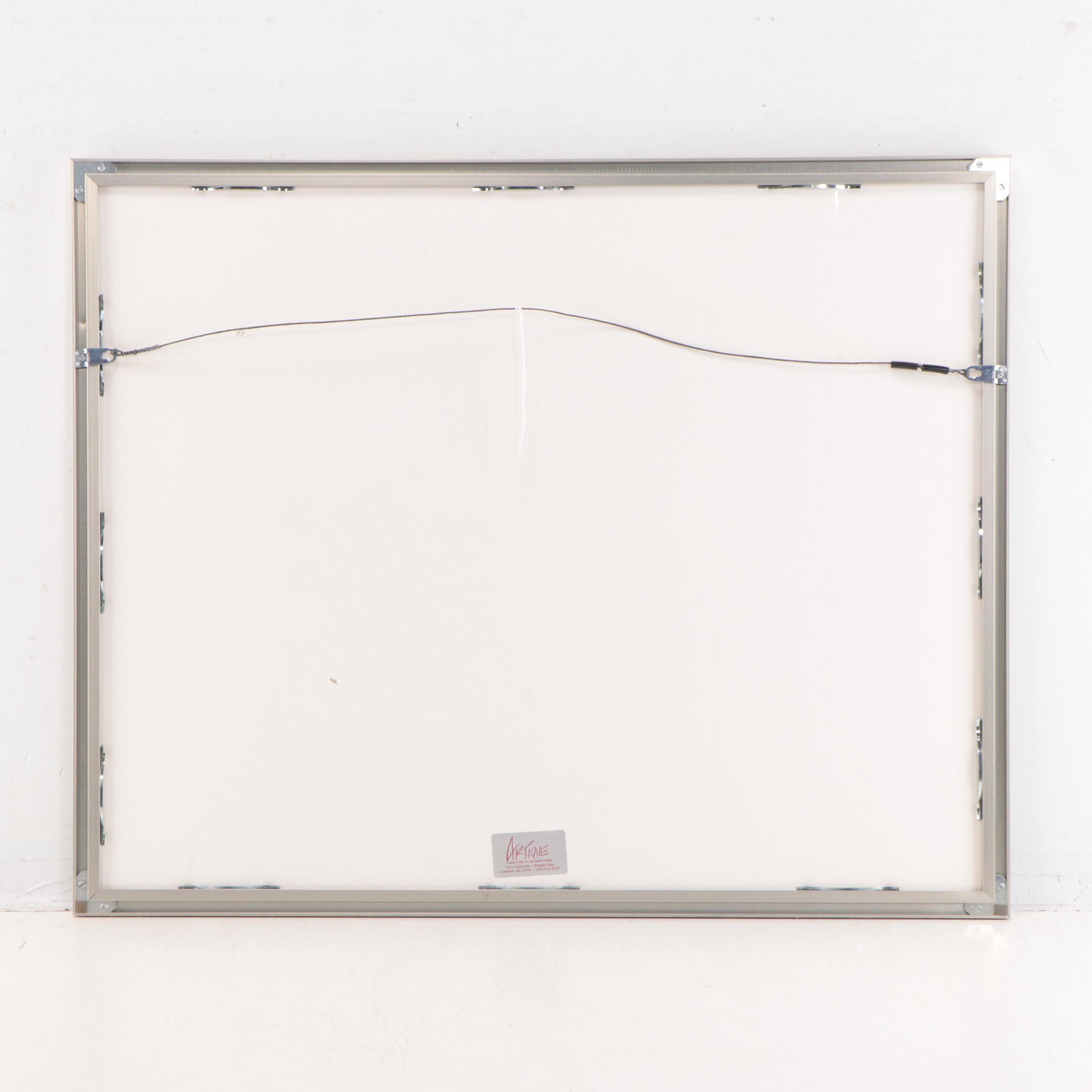 Abstract Expressionist Acrylic Painting, Late 20th Century