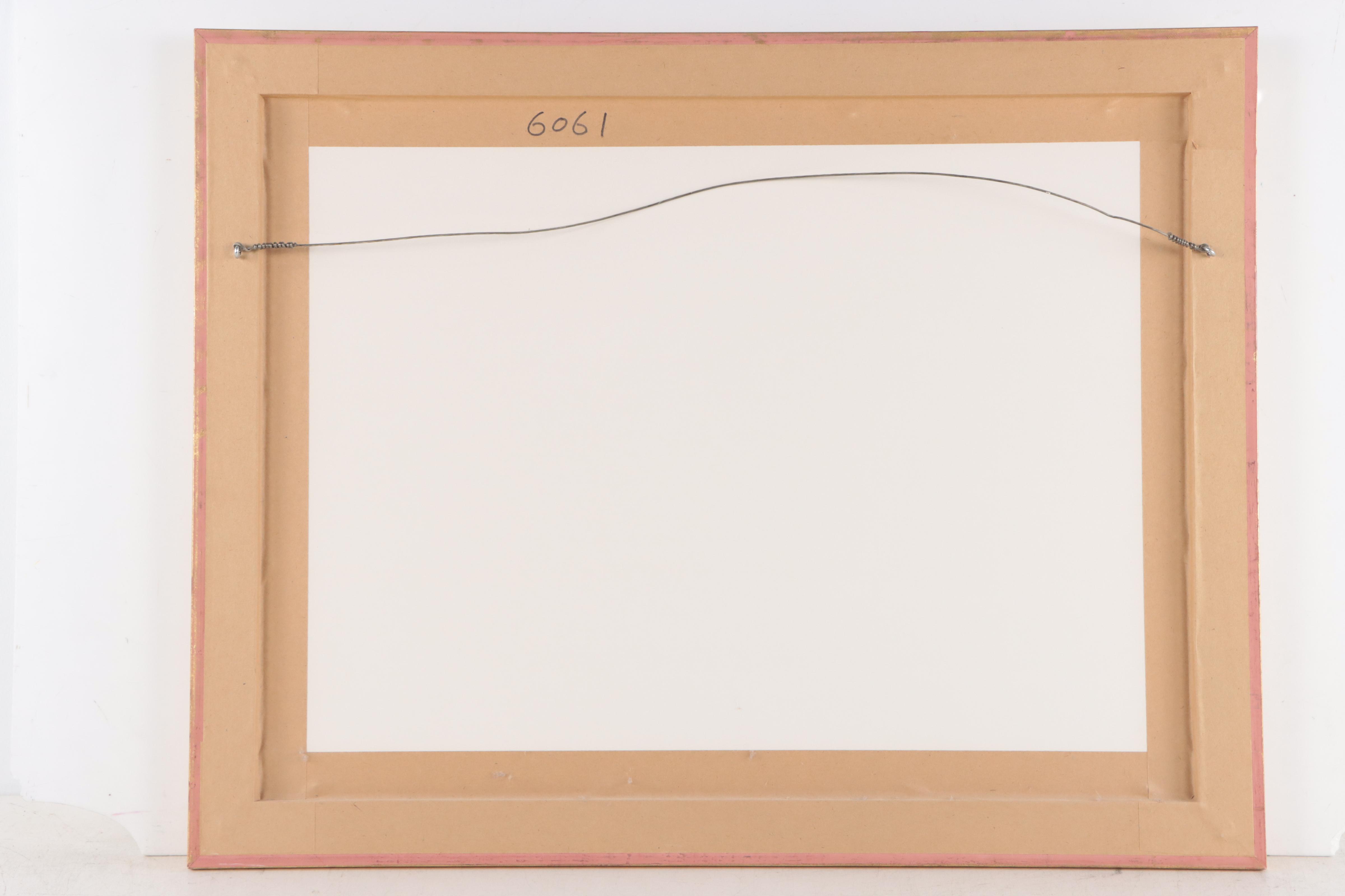 David Lee Watercolor Painting of Flowers