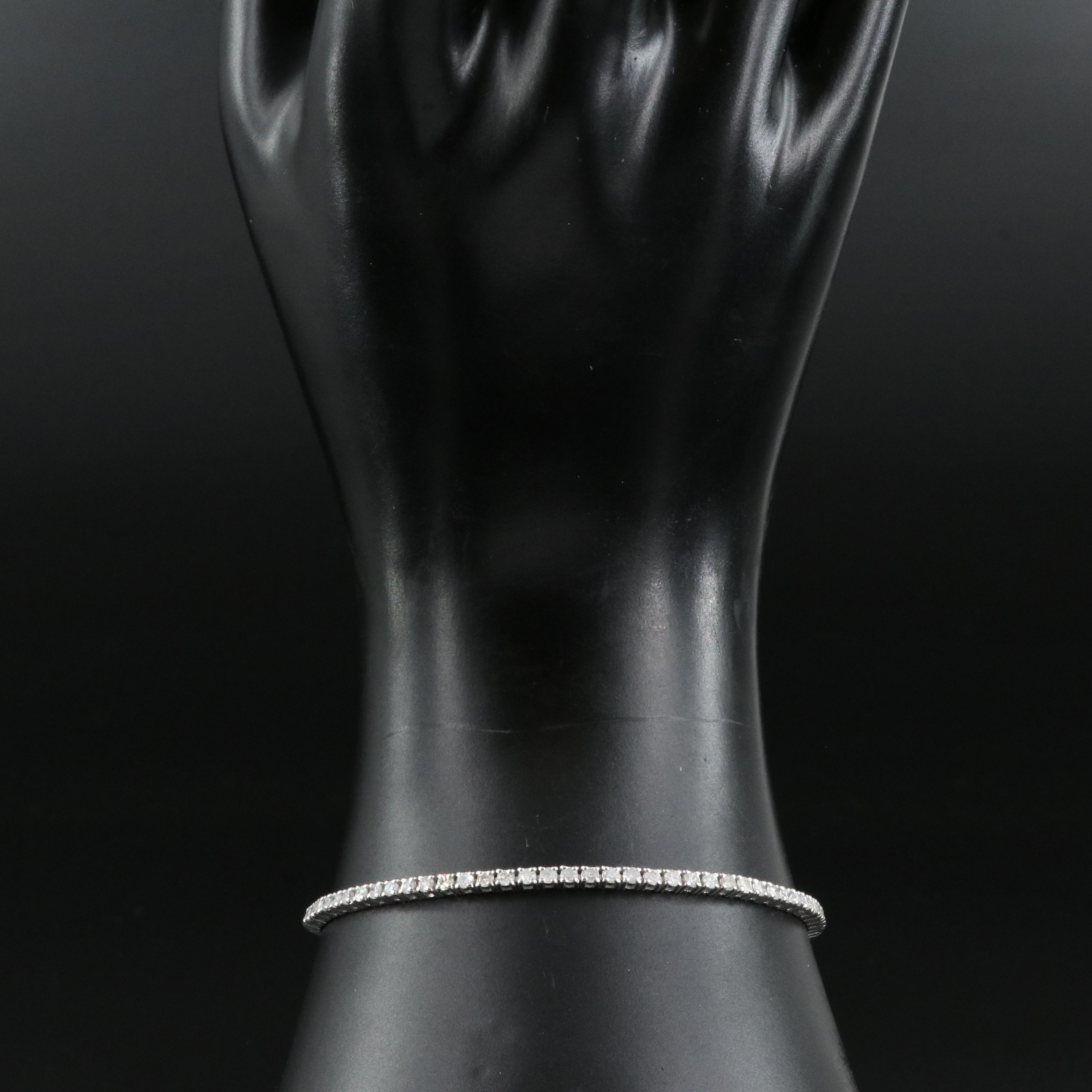 14K 2.45 CTW Diamond Line Bracelet