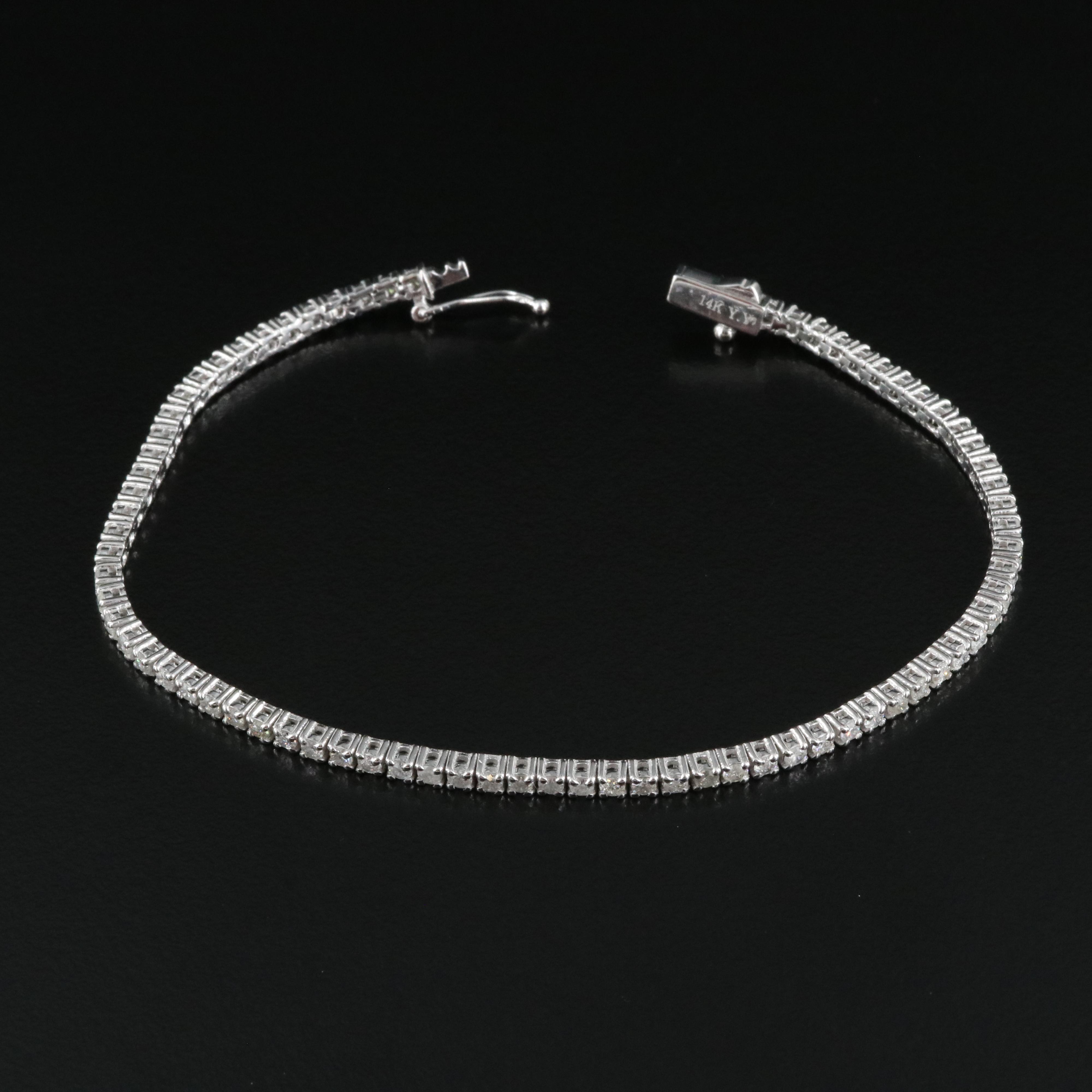14K 2.45 CTW Diamond Line Bracelet