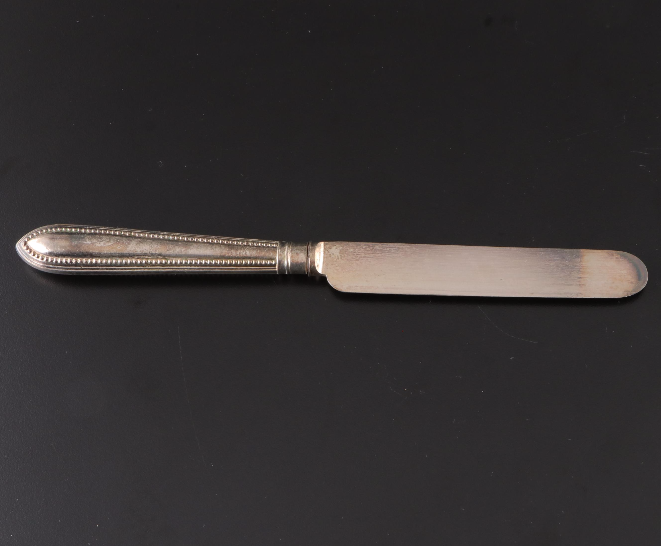 British Silver Plate Fish Service for Twelve with Presentation Case, 19th C.