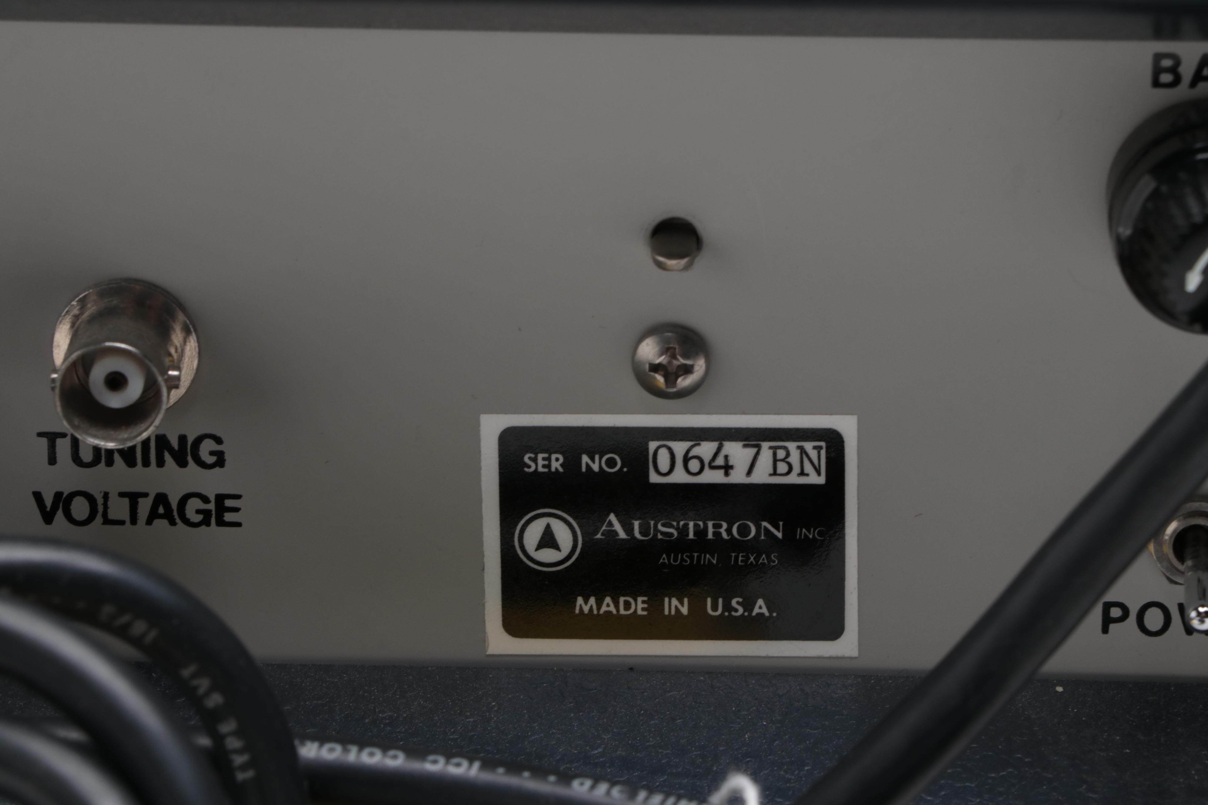 Austron Crystal Frequency Standard With Watlow Sensor