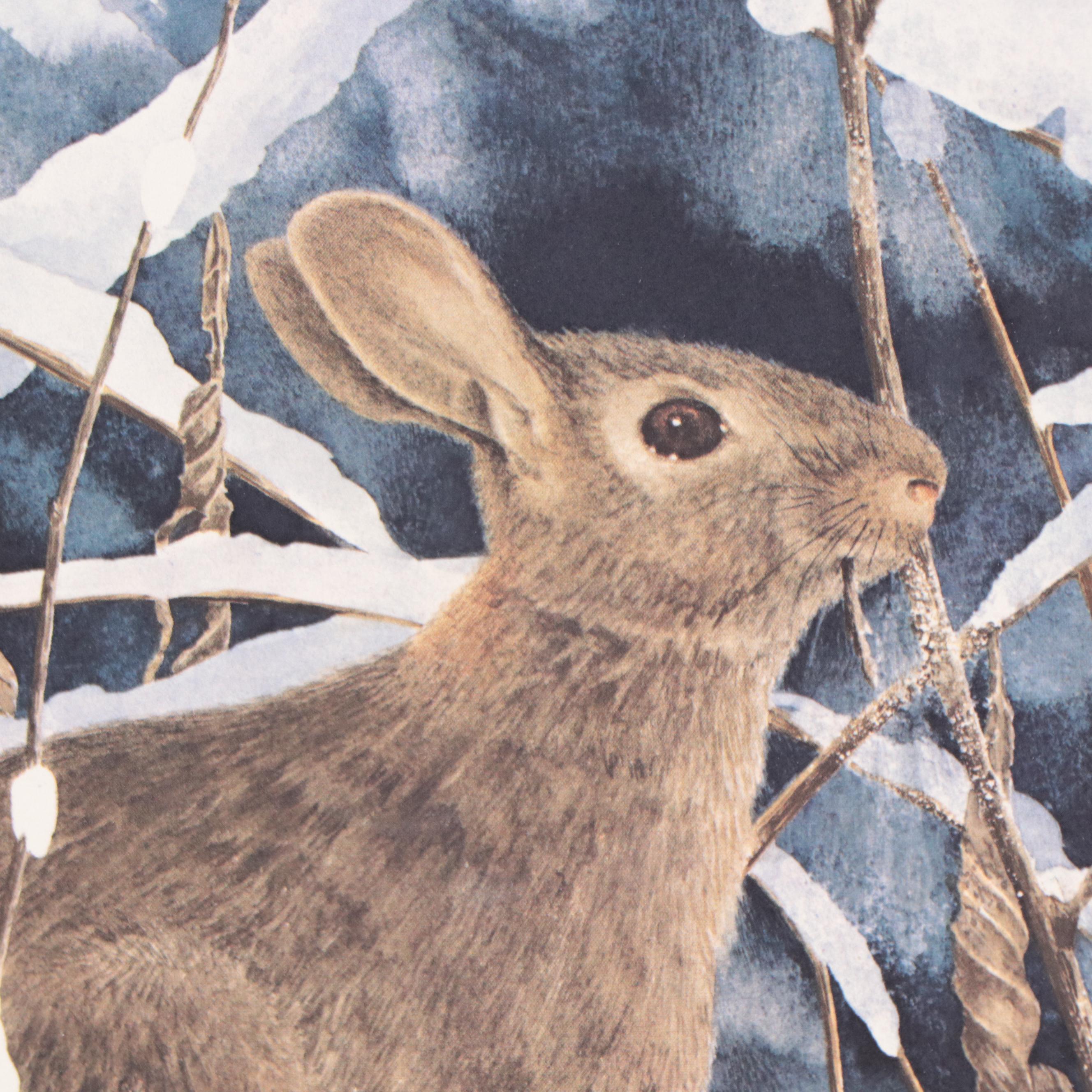 Jean Vietor Offset Lithograph "Cotton World," Circa 1981