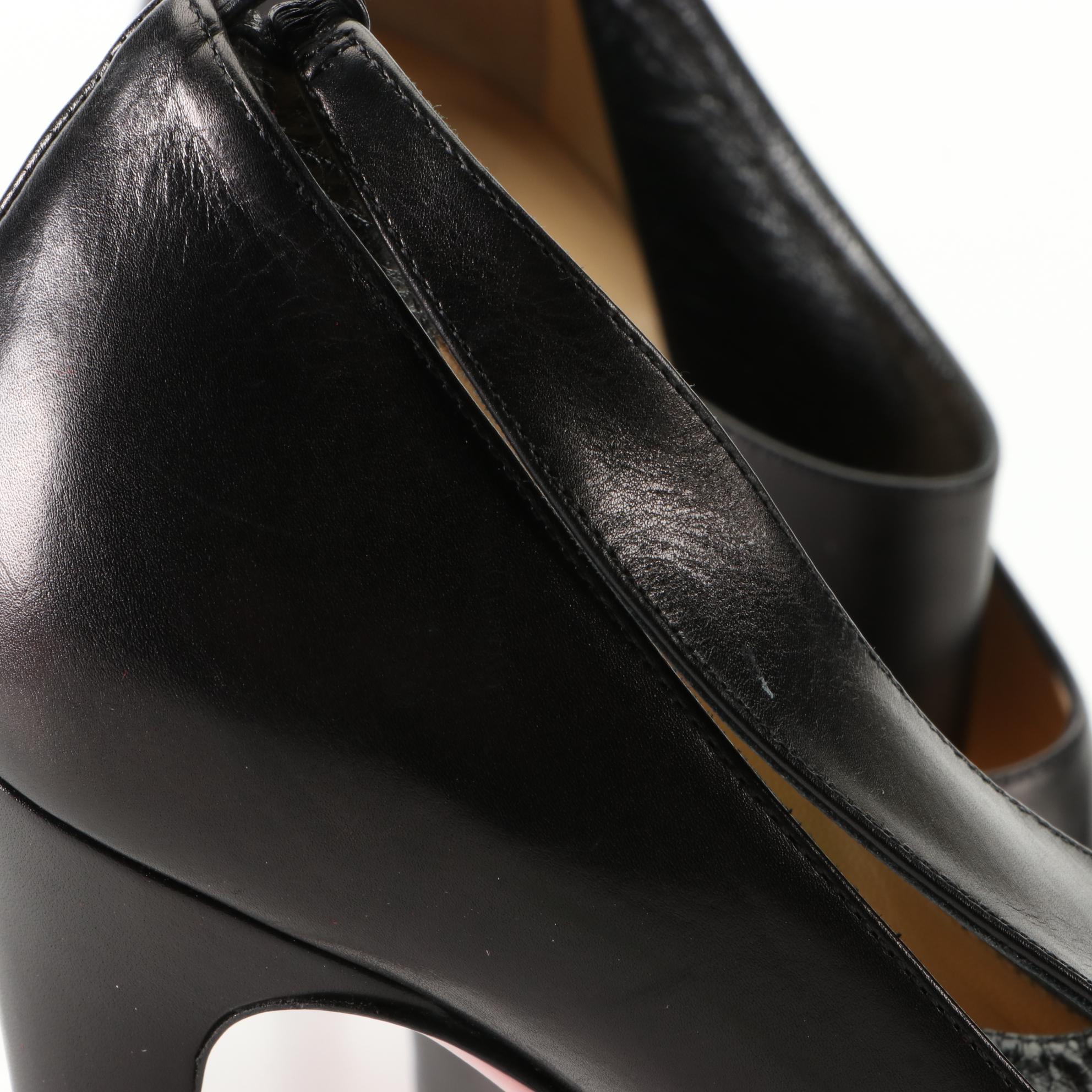 Christian Louboutin Miss Zorra 110mm Pumps in Leather