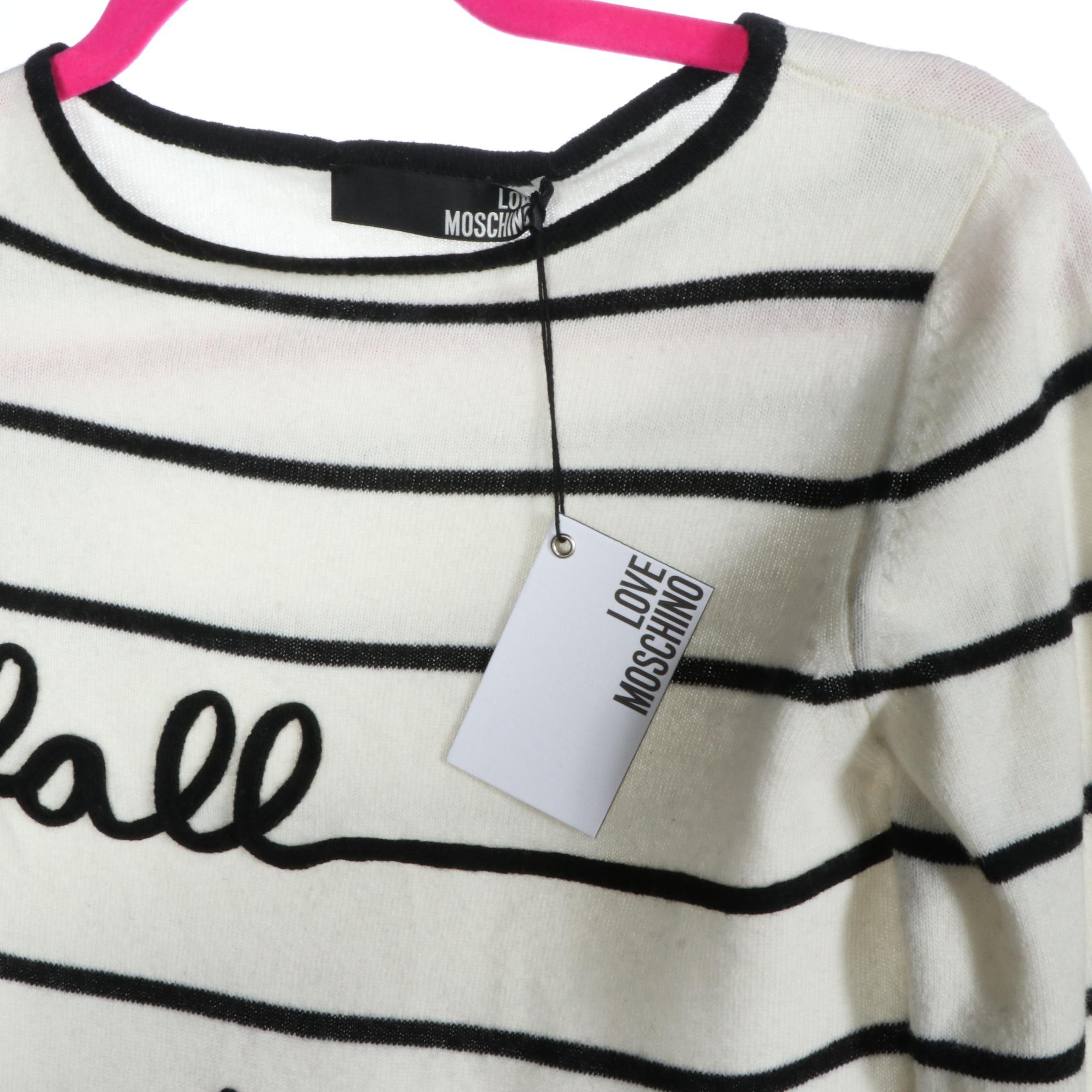 Love Moschino Wool Blend Sweaters, New with Tag