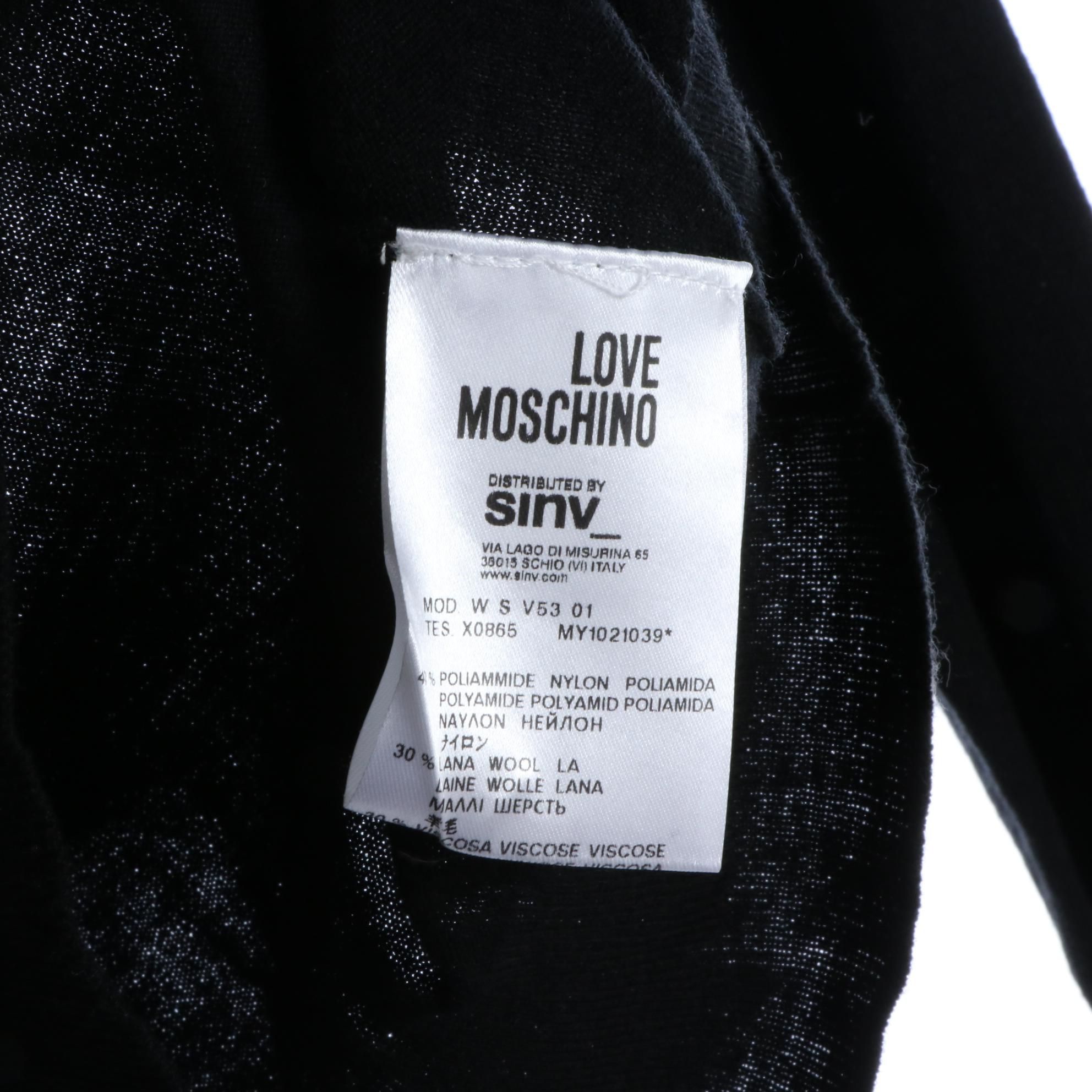 Love Moschino Wool Blend Sweaters, New with Tag