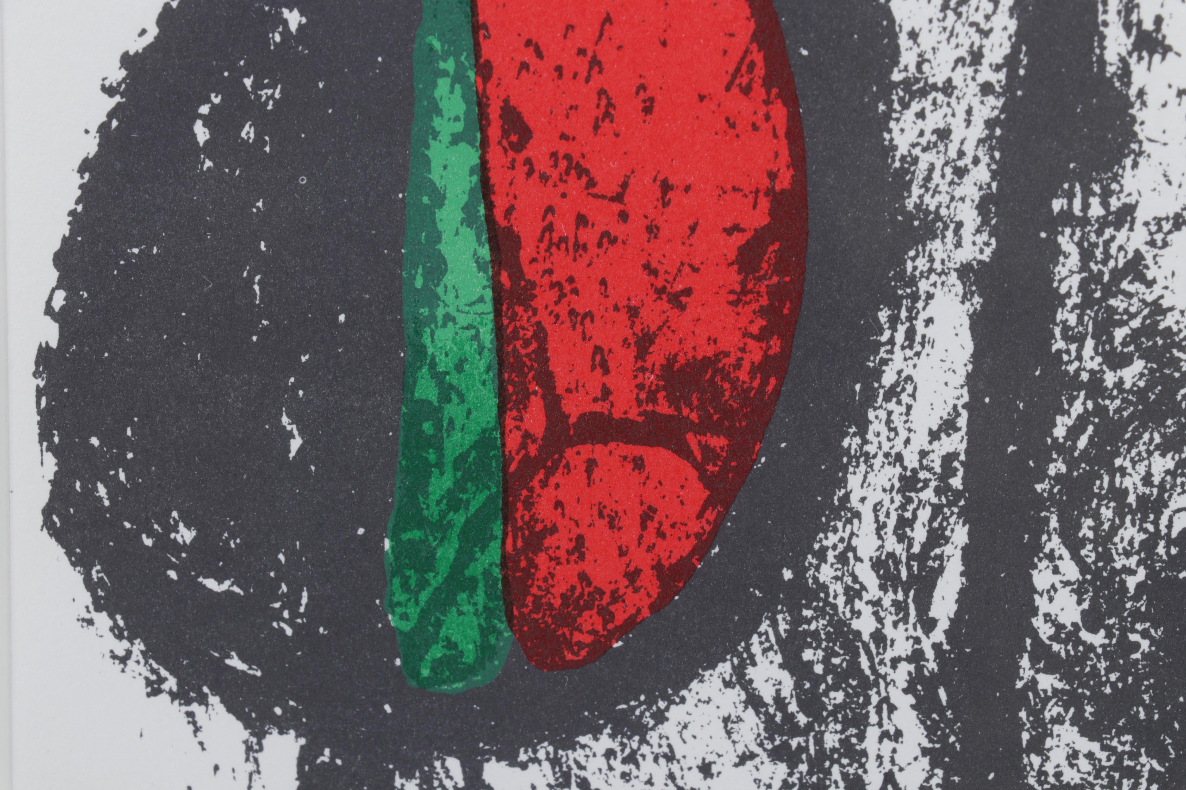 Joan Miró Color Lithograph From "Lithographs II," 1975