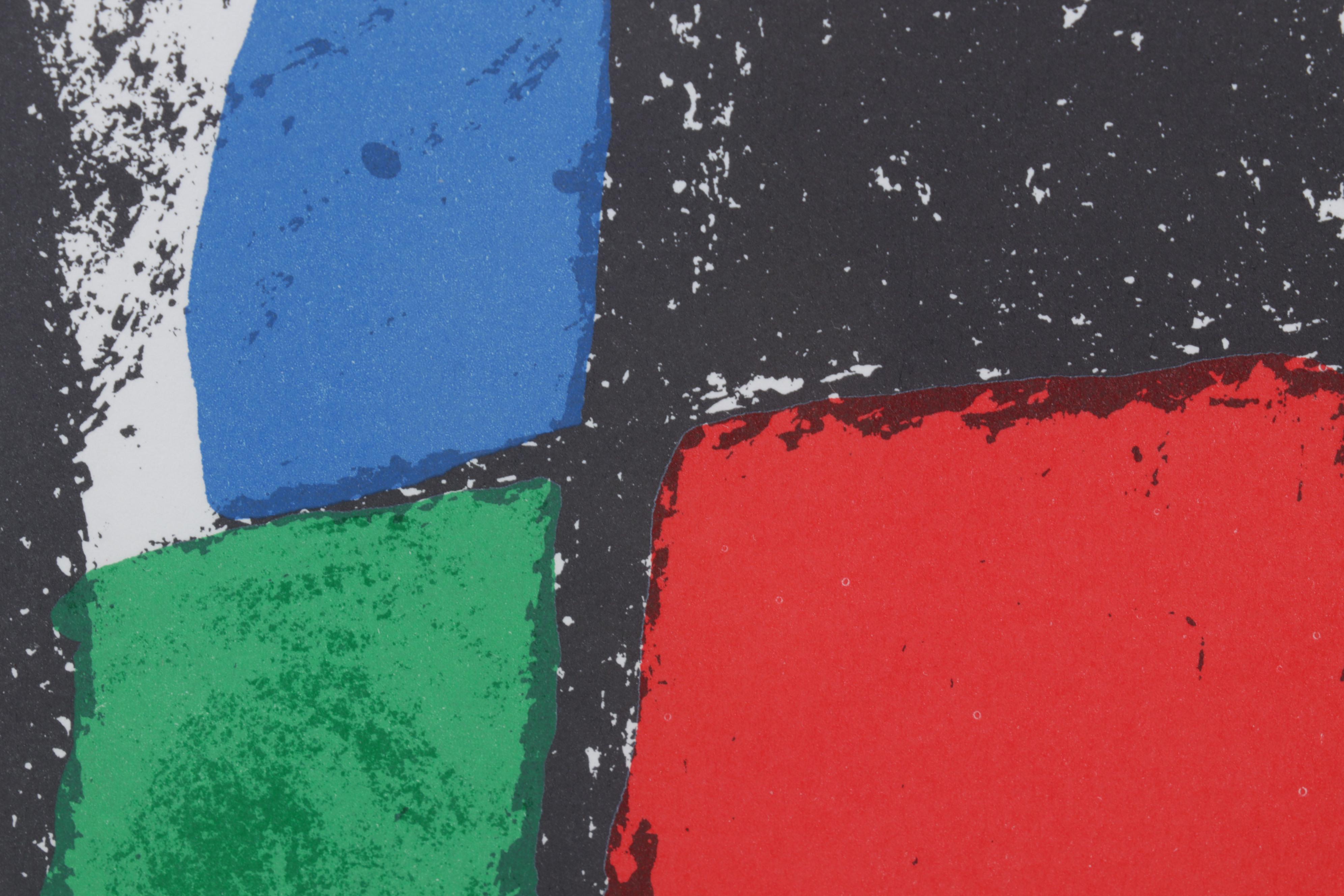 Joan Miró Color Lithograph From "Lithographs II," 1975