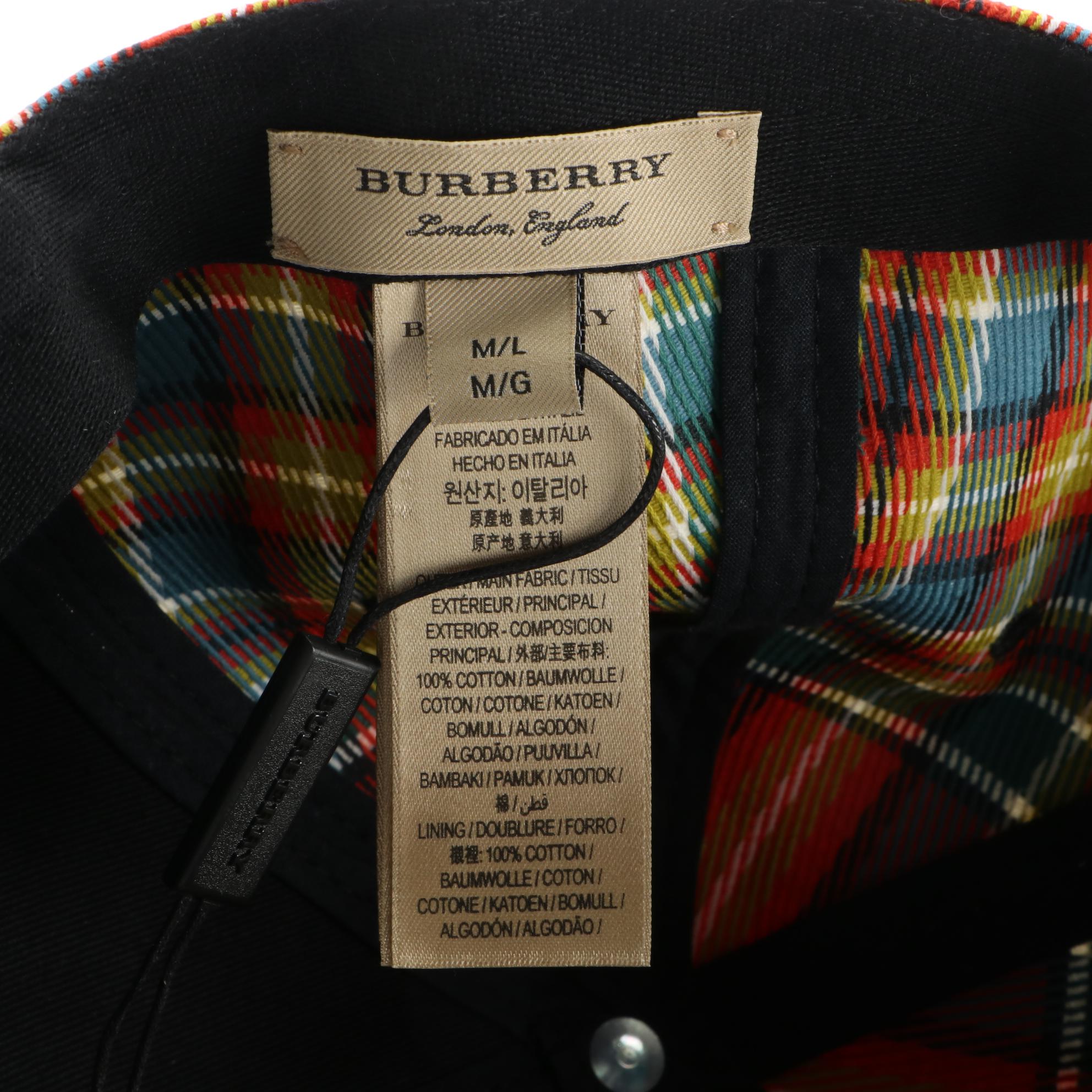 Burberry Baseball Cap in Vintage Check and Mixed Tartan Plaid Textiles, NWT
