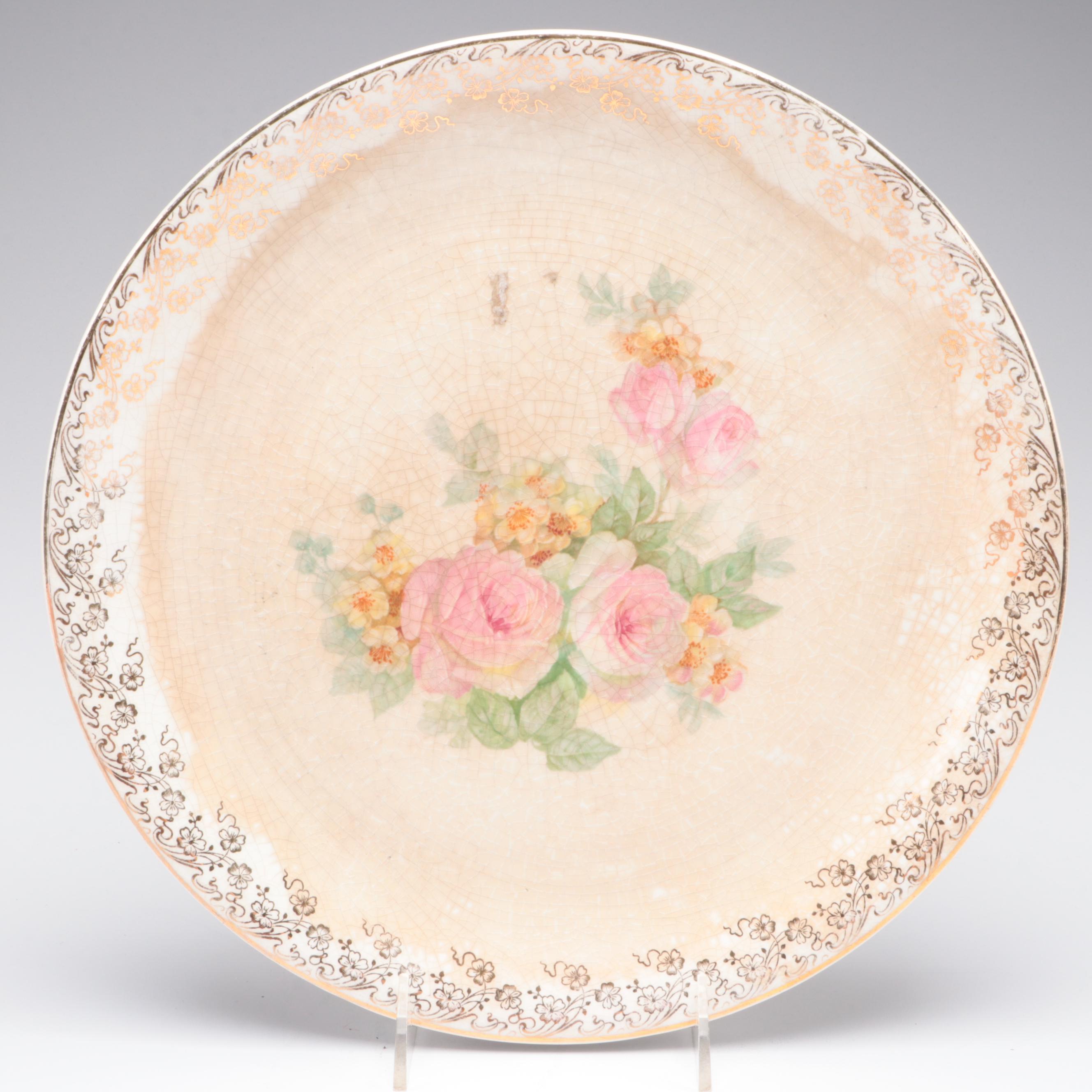 Mikasa Mixing Bowls with Pink Milk Glass Cake Plates, Mugs and Other Plate