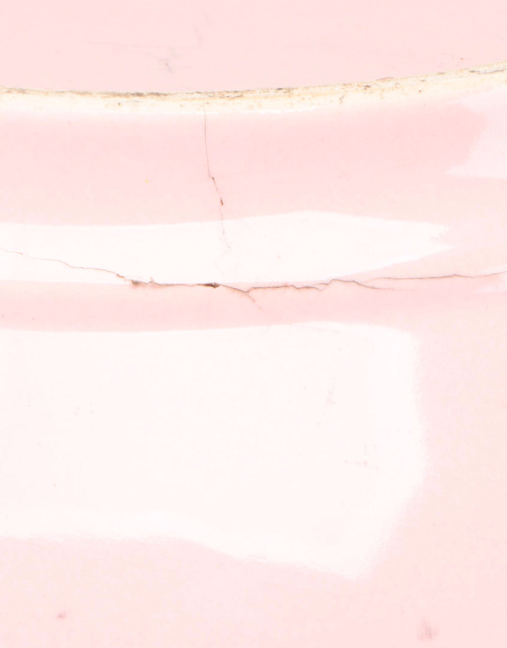 Mikasa Mixing Bowls with Pink Milk Glass Cake Plates, Mugs and Other Plate