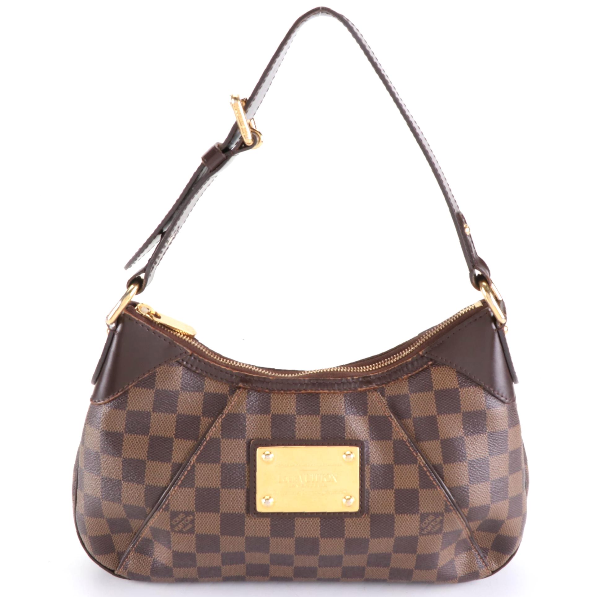 Louis Vuitton Inventeur Thames PM in Damier Ebene Canvas and Leather