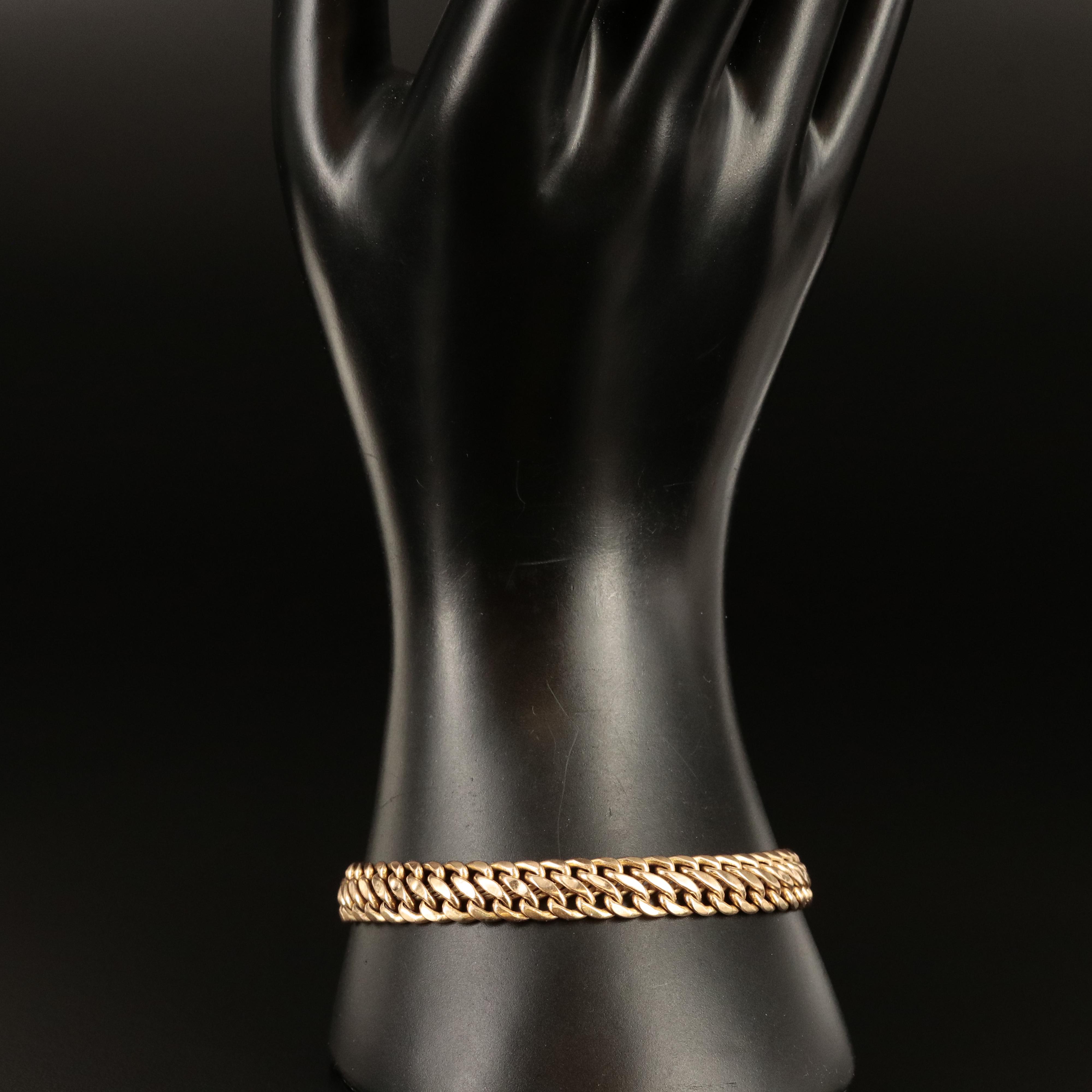 Italian Milor 14K Fancy Link Bracelet