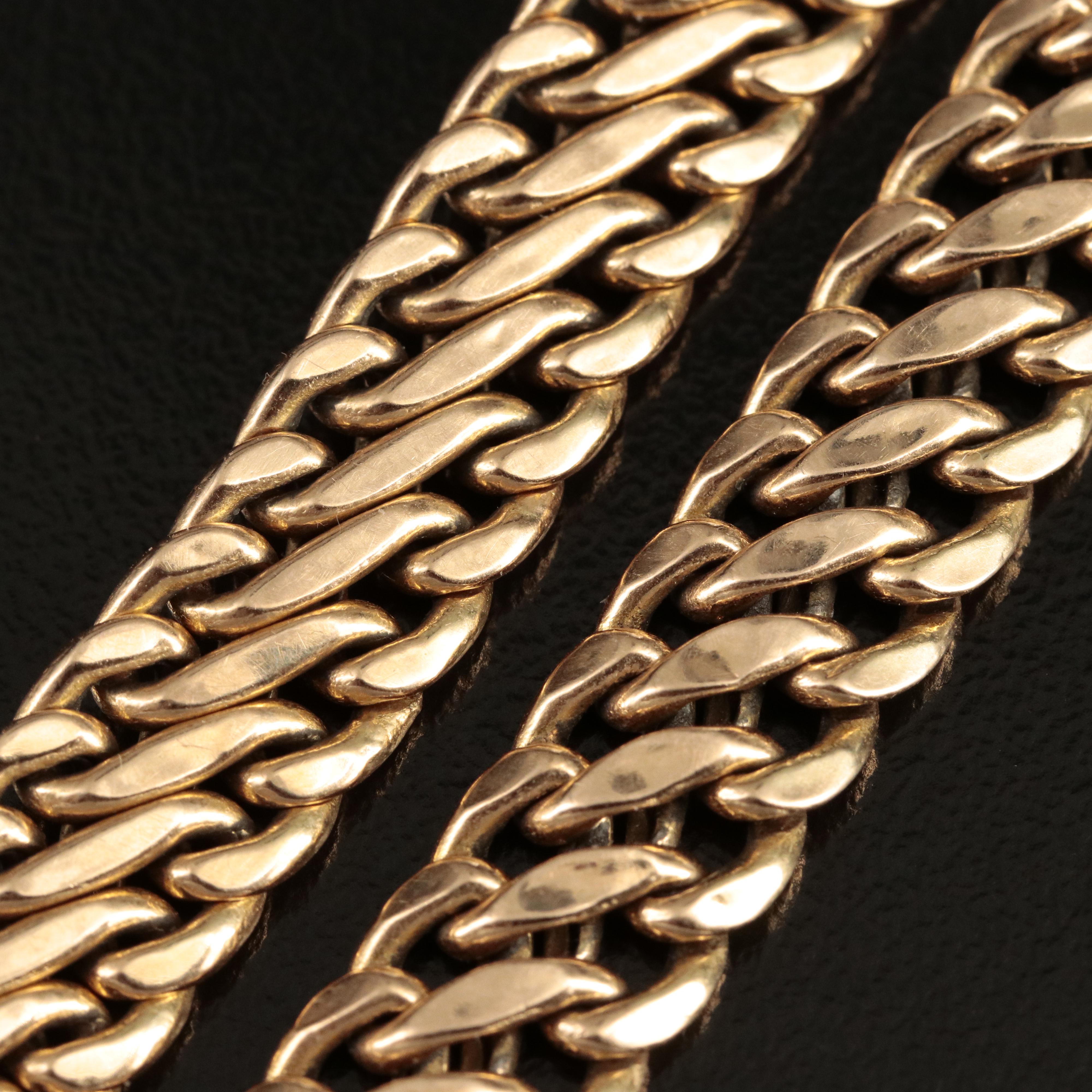 Italian Milor 14K Fancy Link Bracelet