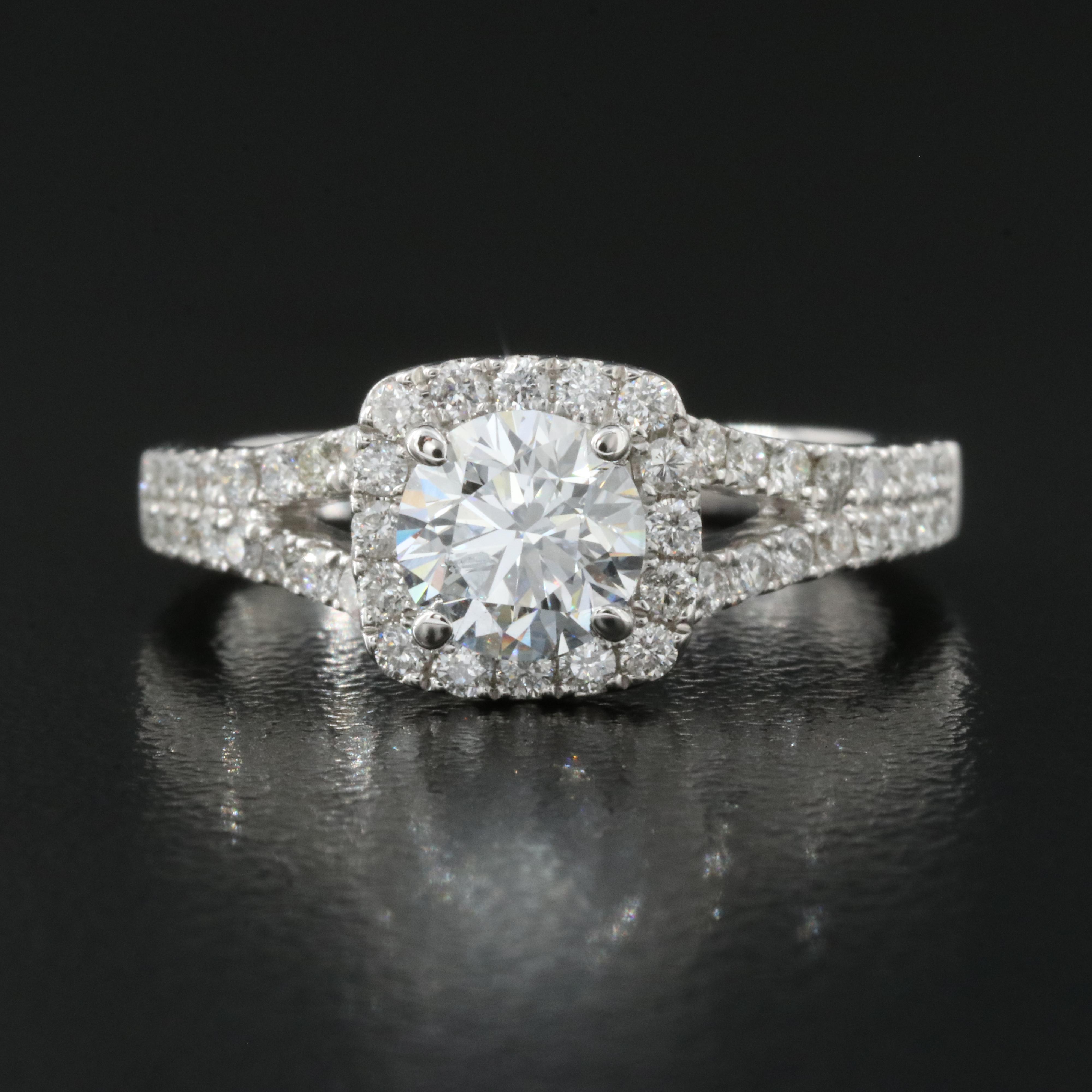14K 1.35 CTW Lab Grown Diamond Ring