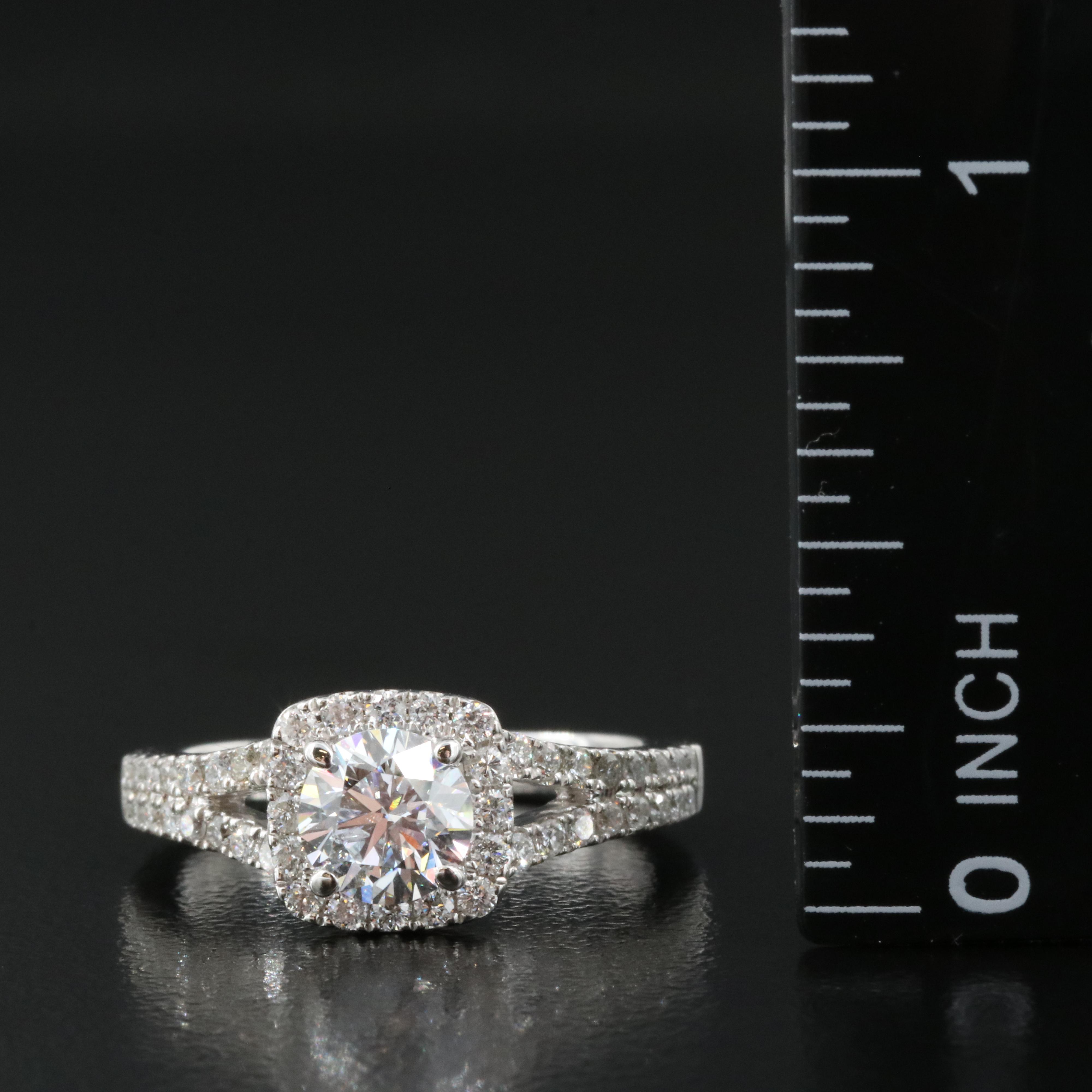 14K 1.35 CTW Lab Grown Diamond Ring