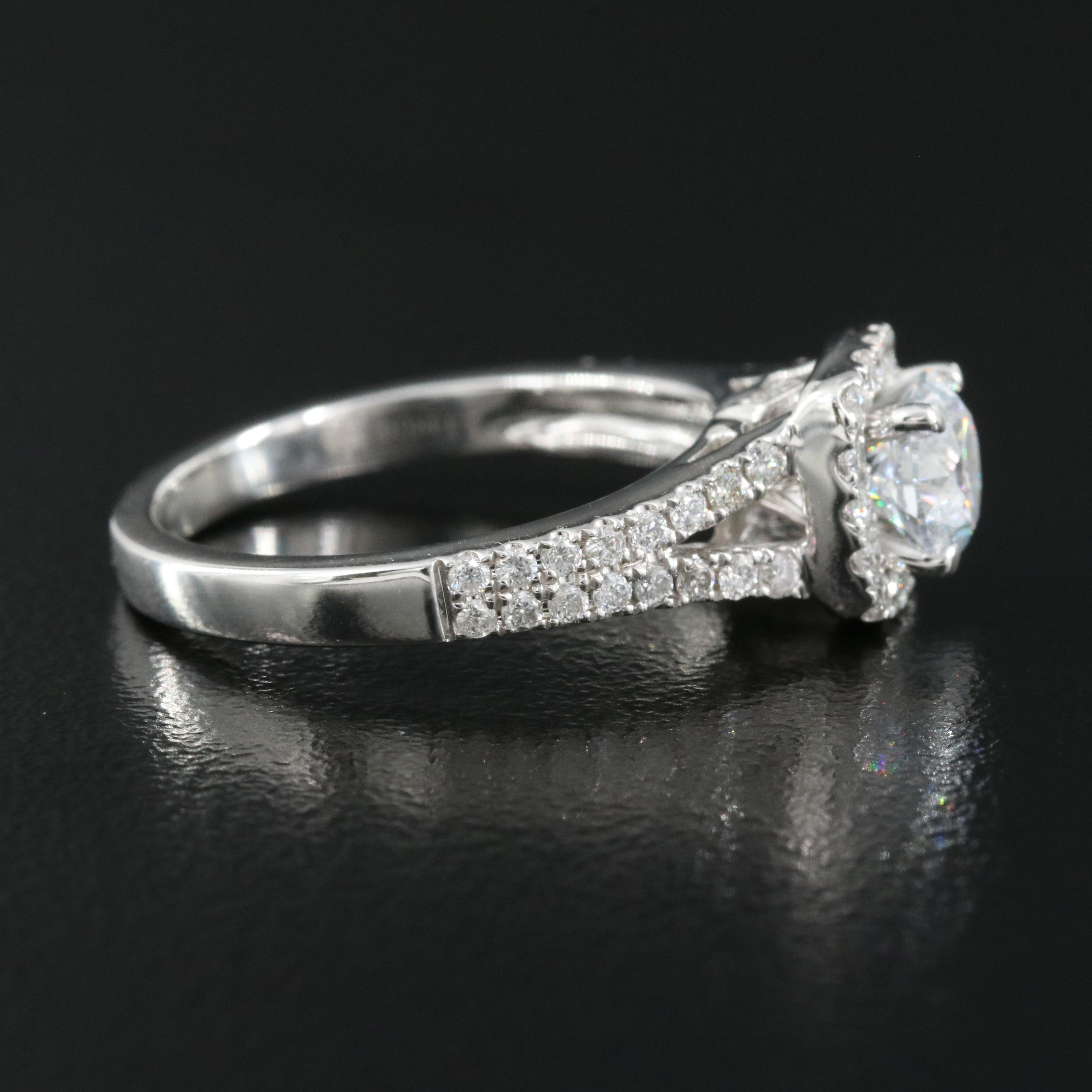 14K 1.35 CTW Lab Grown Diamond Ring