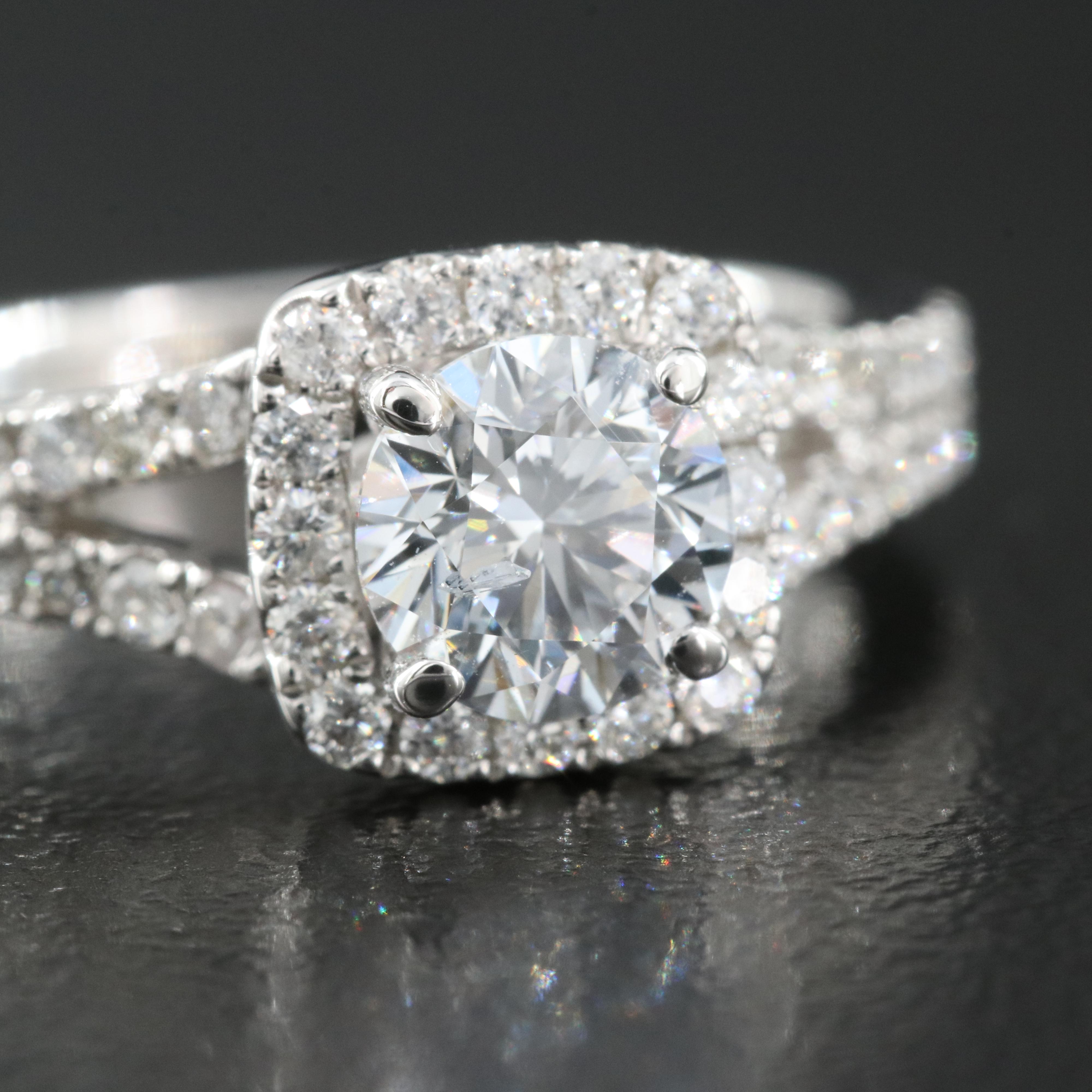 14K 1.35 CTW Lab Grown Diamond Ring