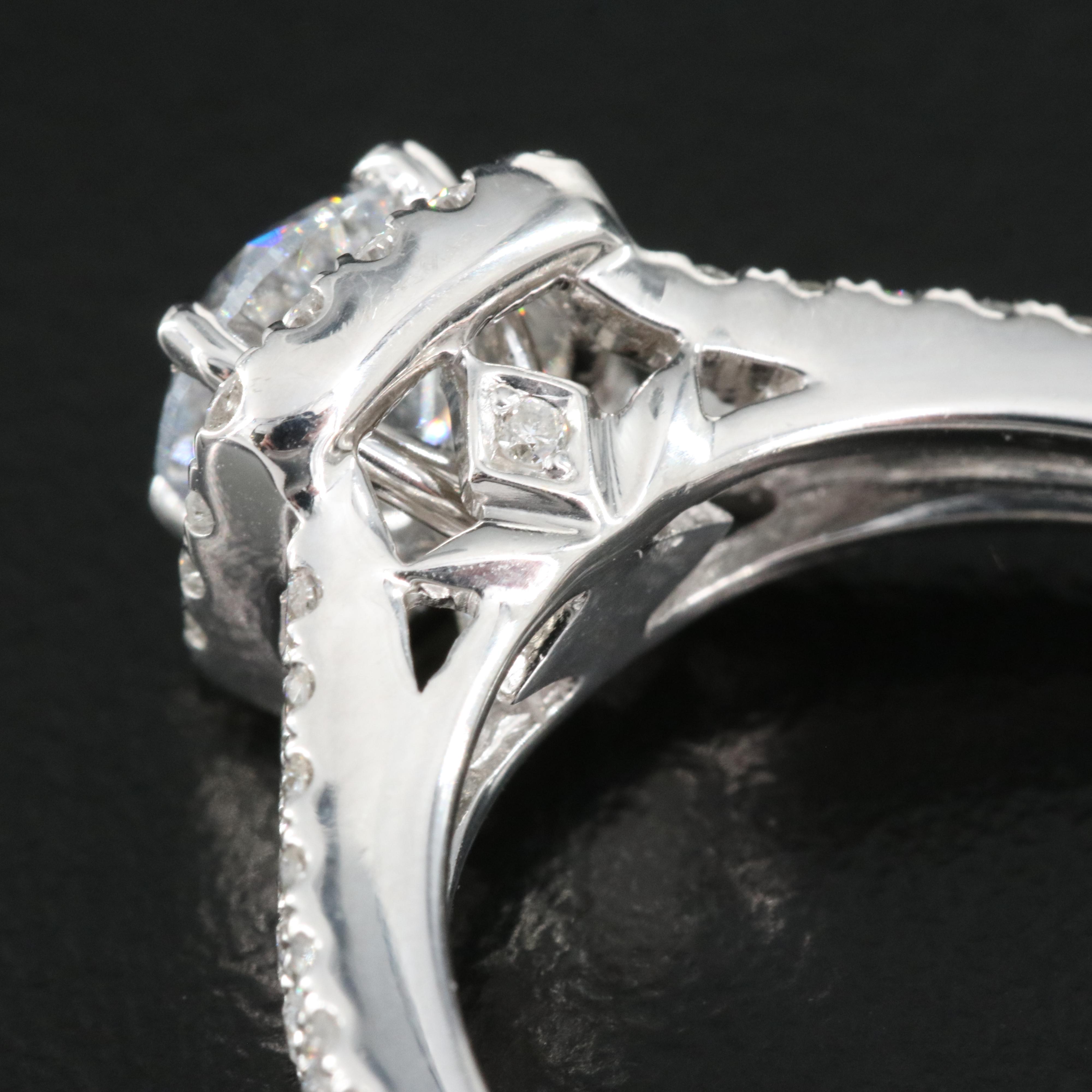 14K 1.35 CTW Lab Grown Diamond Ring