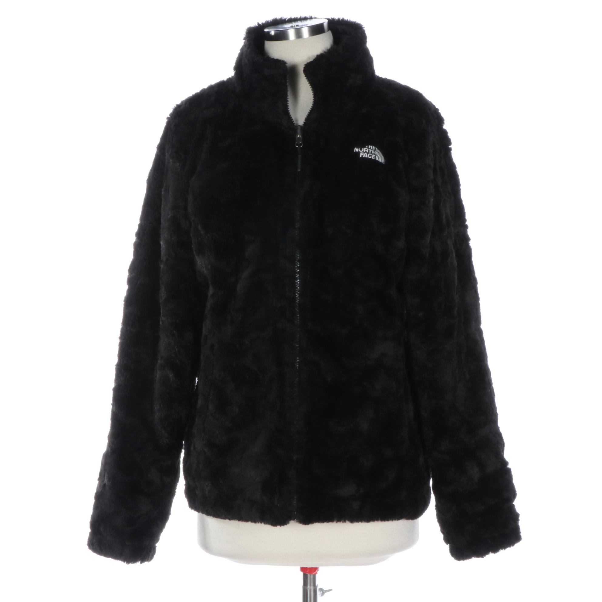 The North Face Reversible Vest and Coat in Nylon and Faux Shearling