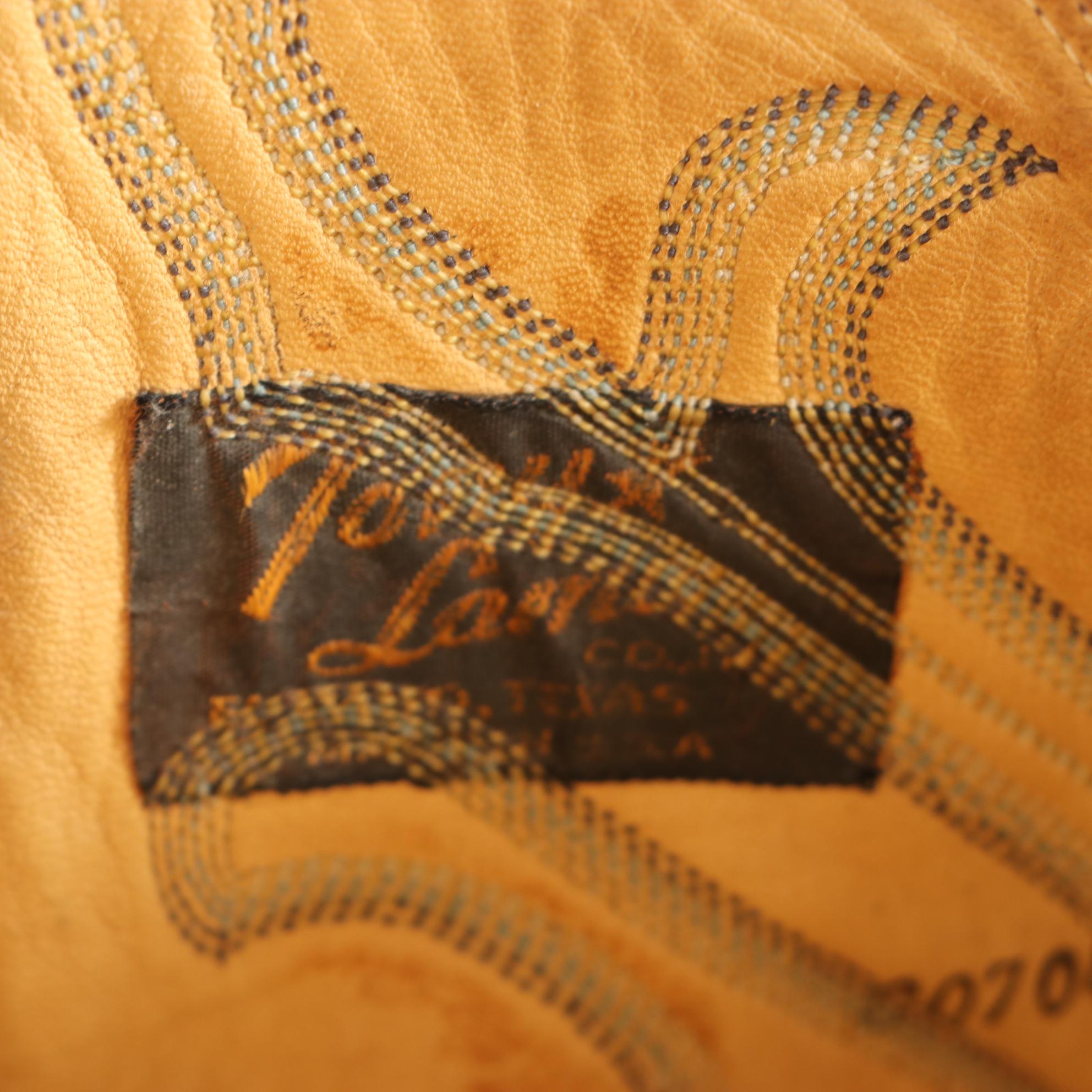 Men's Tony Lama Western 8117 Boots in Lizard Skin and Leather