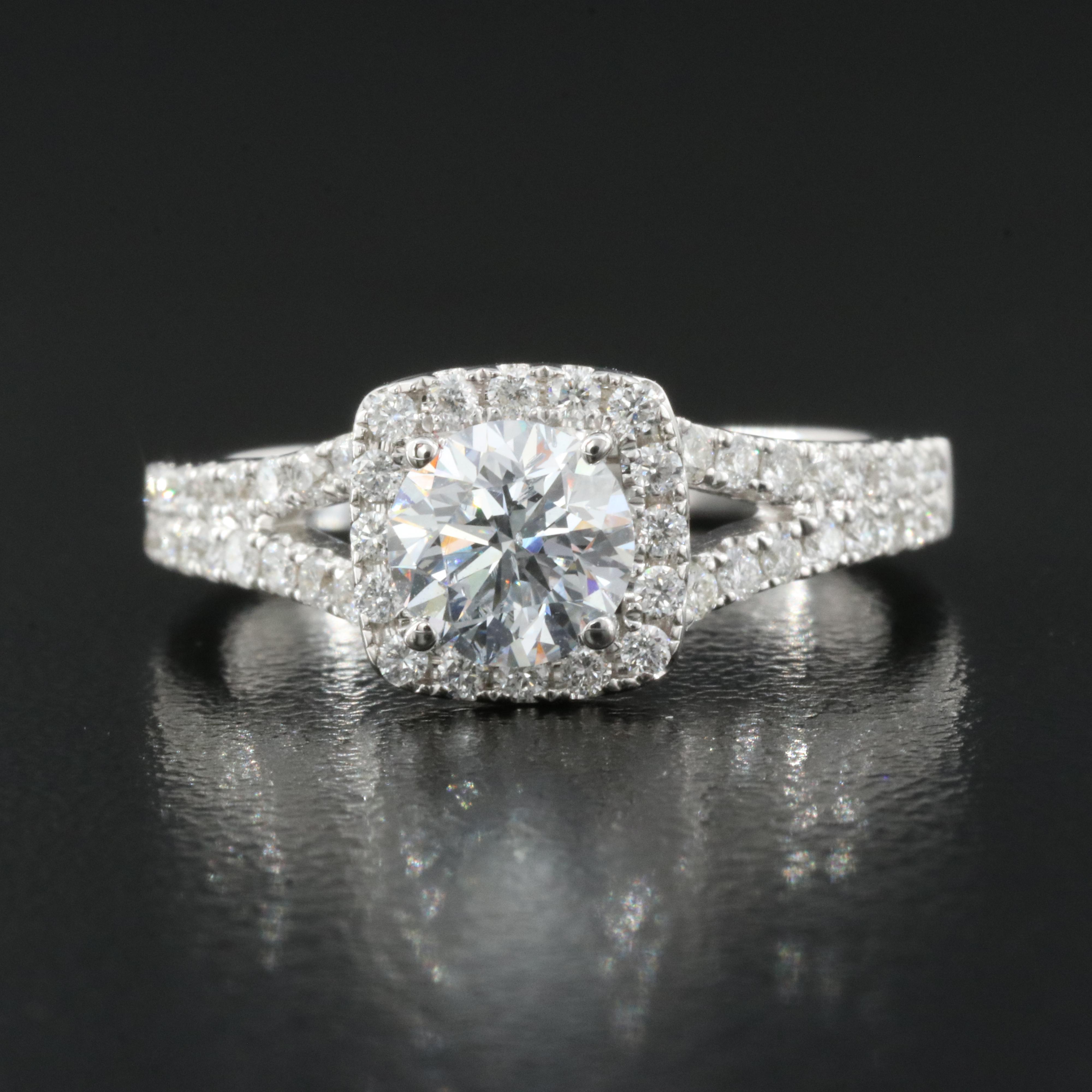 14K 1.33 CTW Lab Grown Diamond Ring