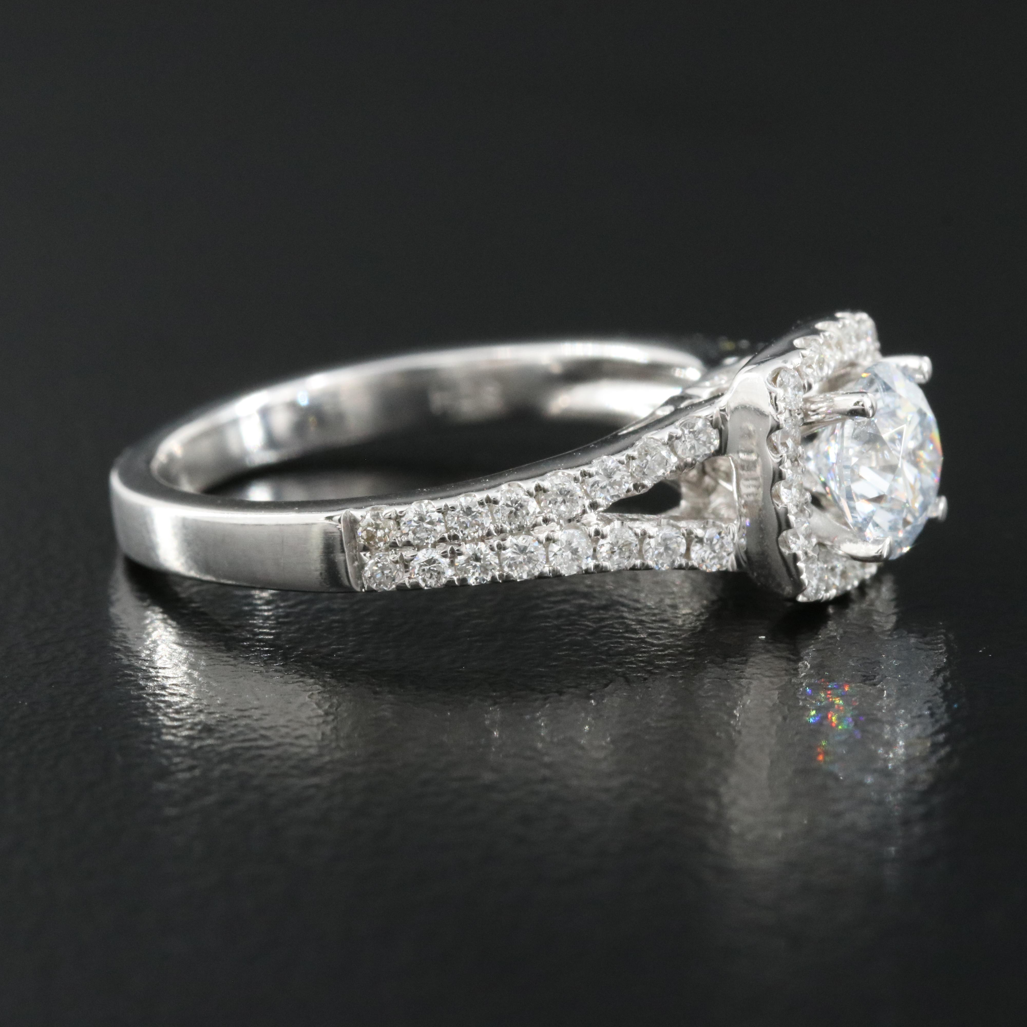 14K 1.33 CTW Lab Grown Diamond Ring