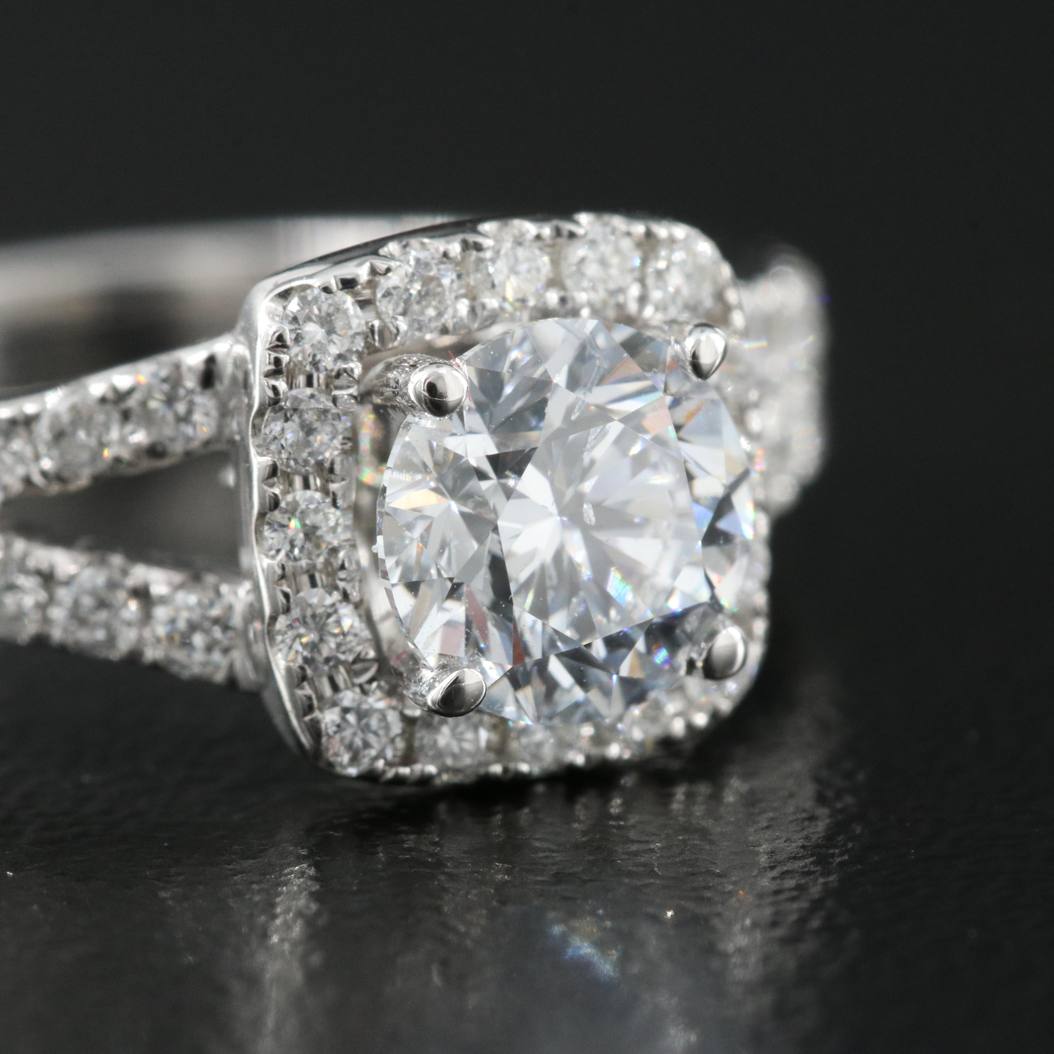 14K 1.33 CTW Lab Grown Diamond Ring