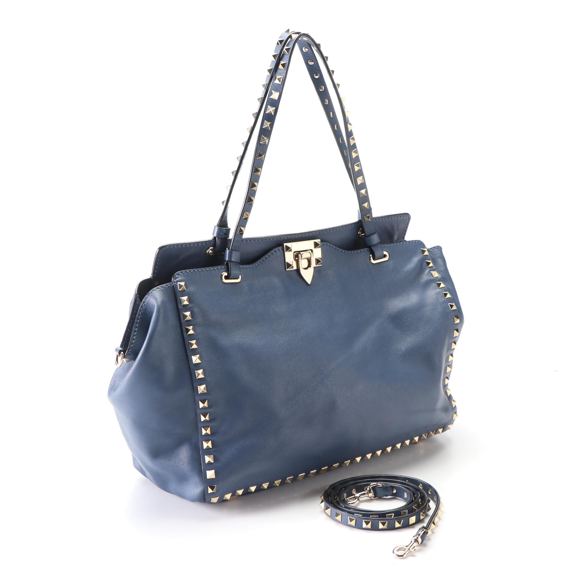 Valentino Rockstud Tote Bag Medium in Soft Leather