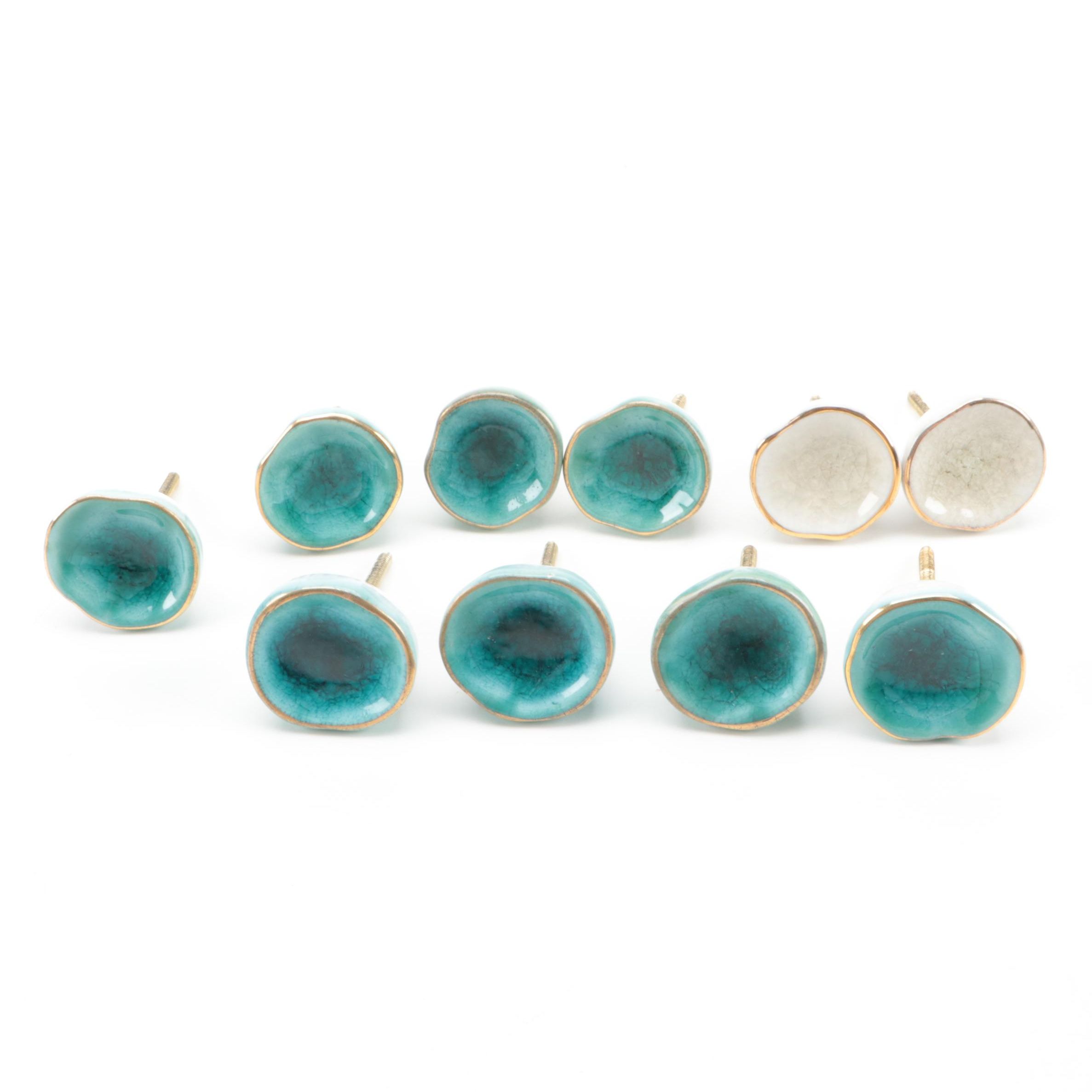 Glazed Porcelain Cabinet Knobs