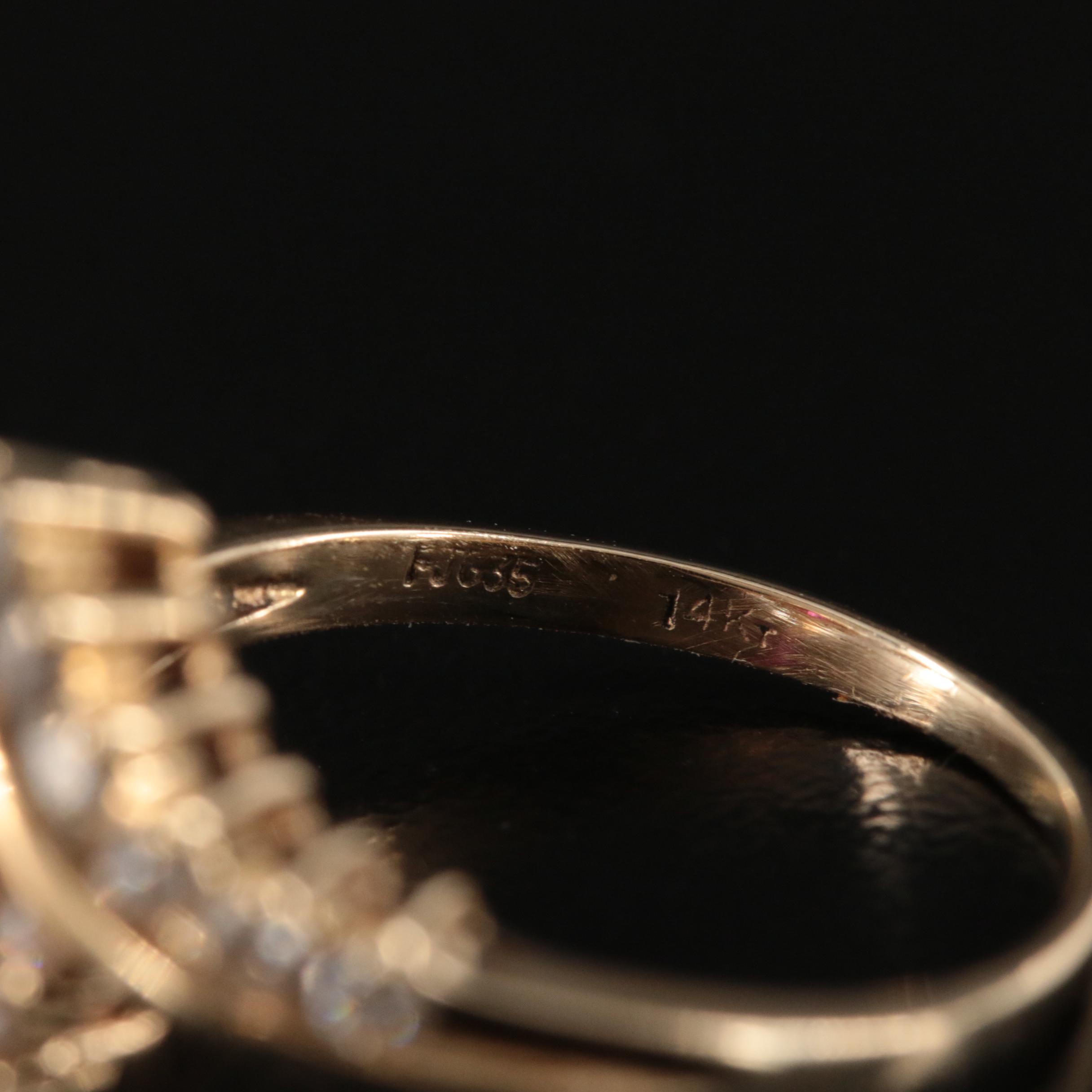 14K Ruby and Diamond Ring