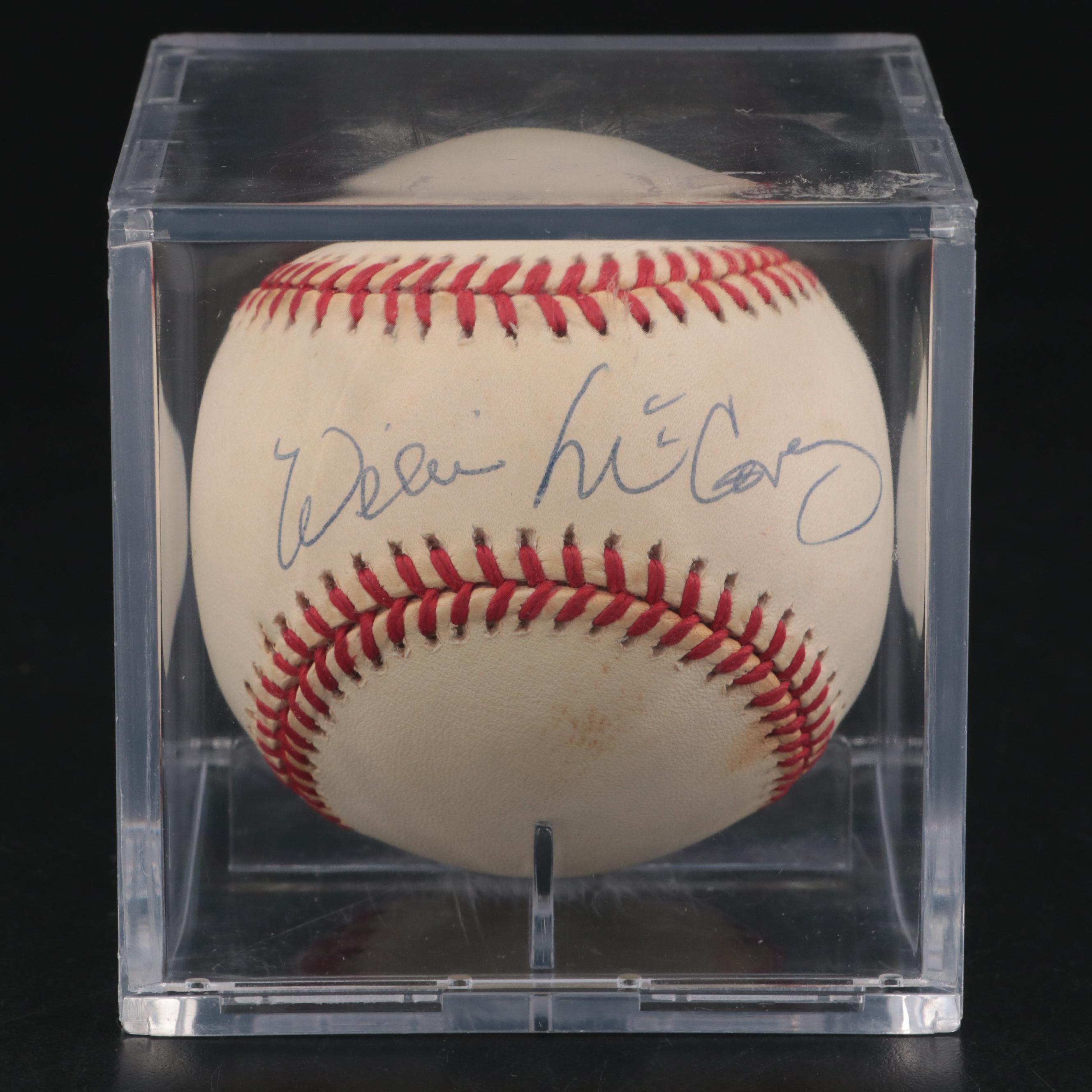 Willie McCovey Signed Rawlings National League Baseball