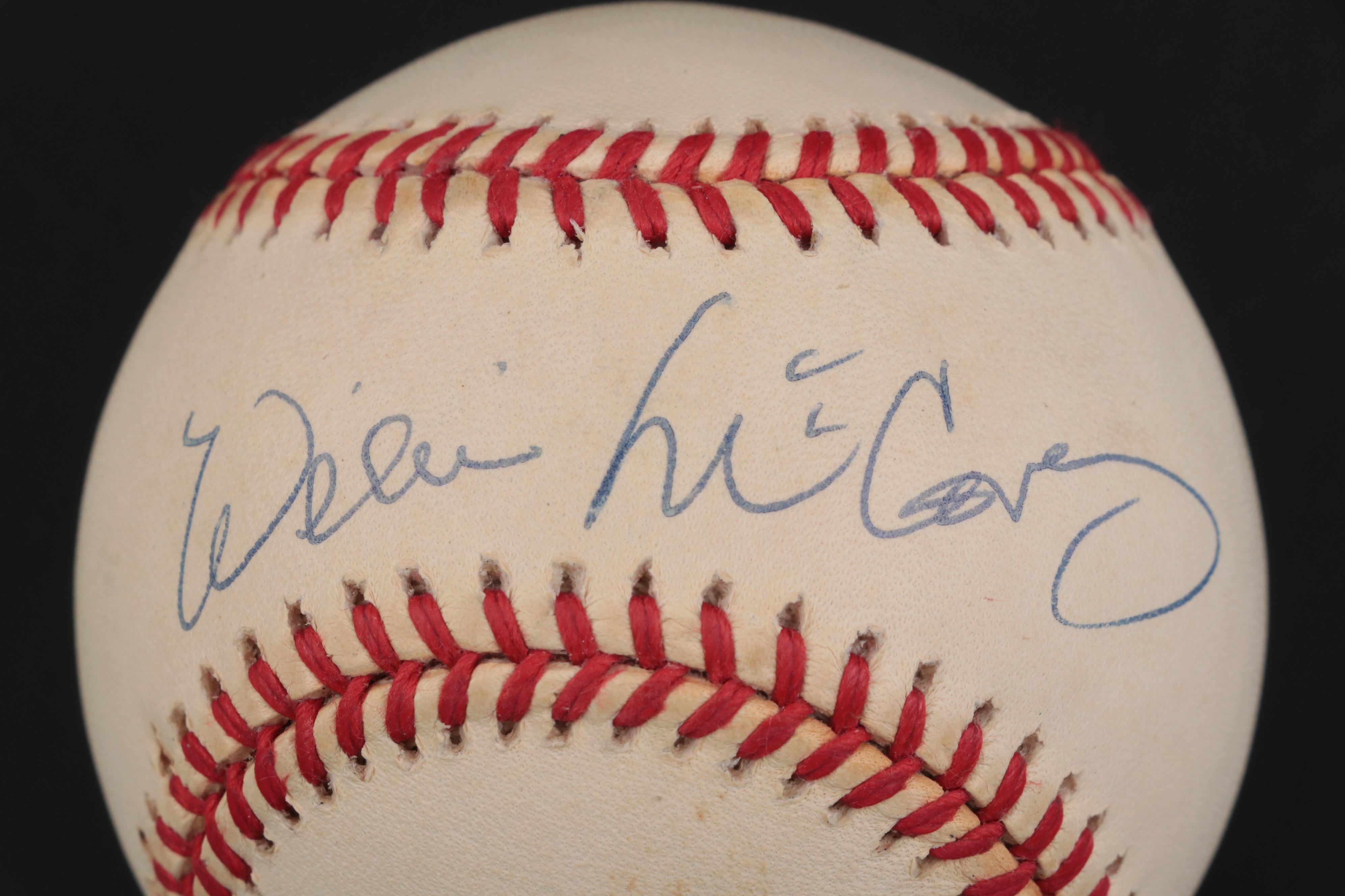 Willie McCovey Signed Rawlings National League Baseball