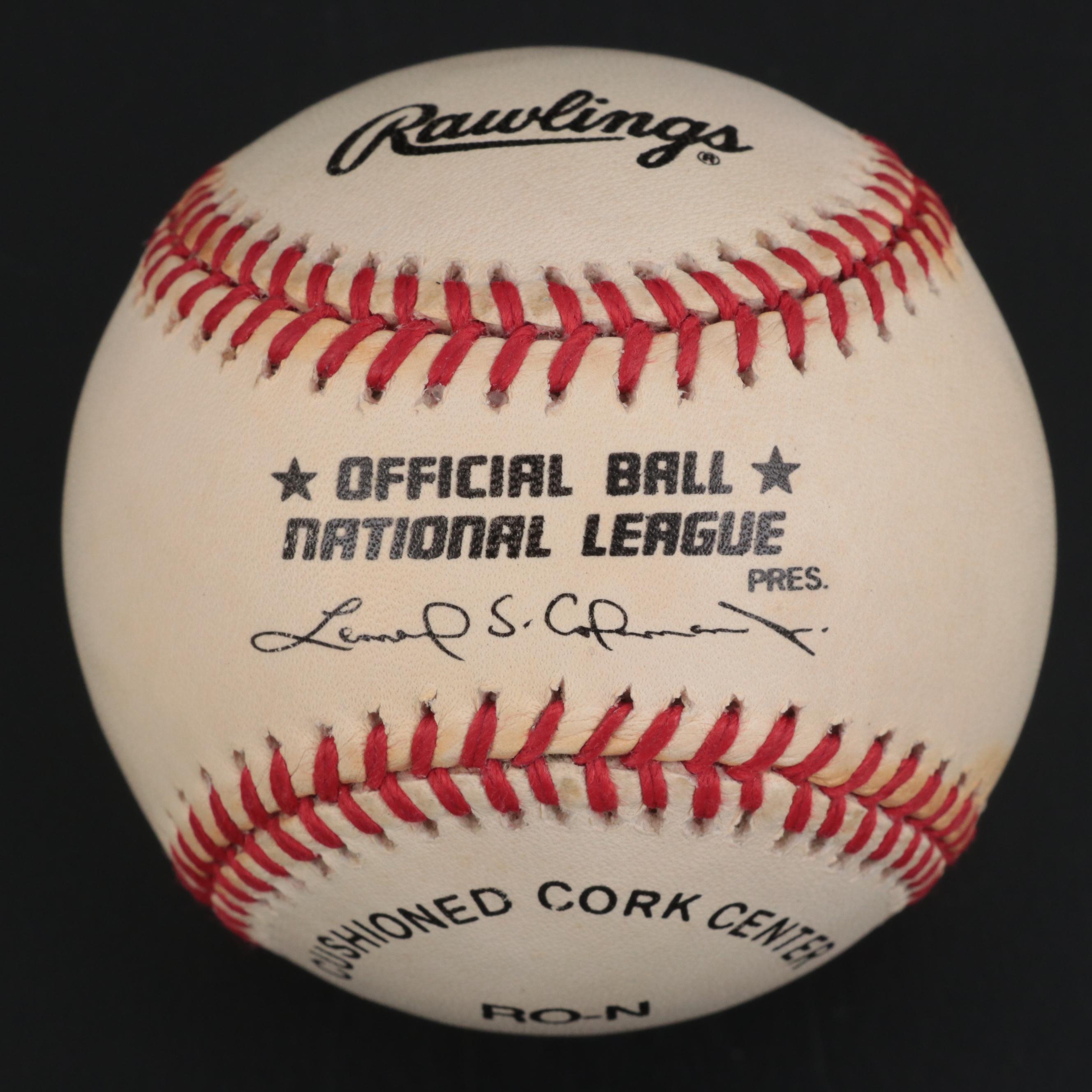 Willie McCovey Signed Rawlings National League Baseball