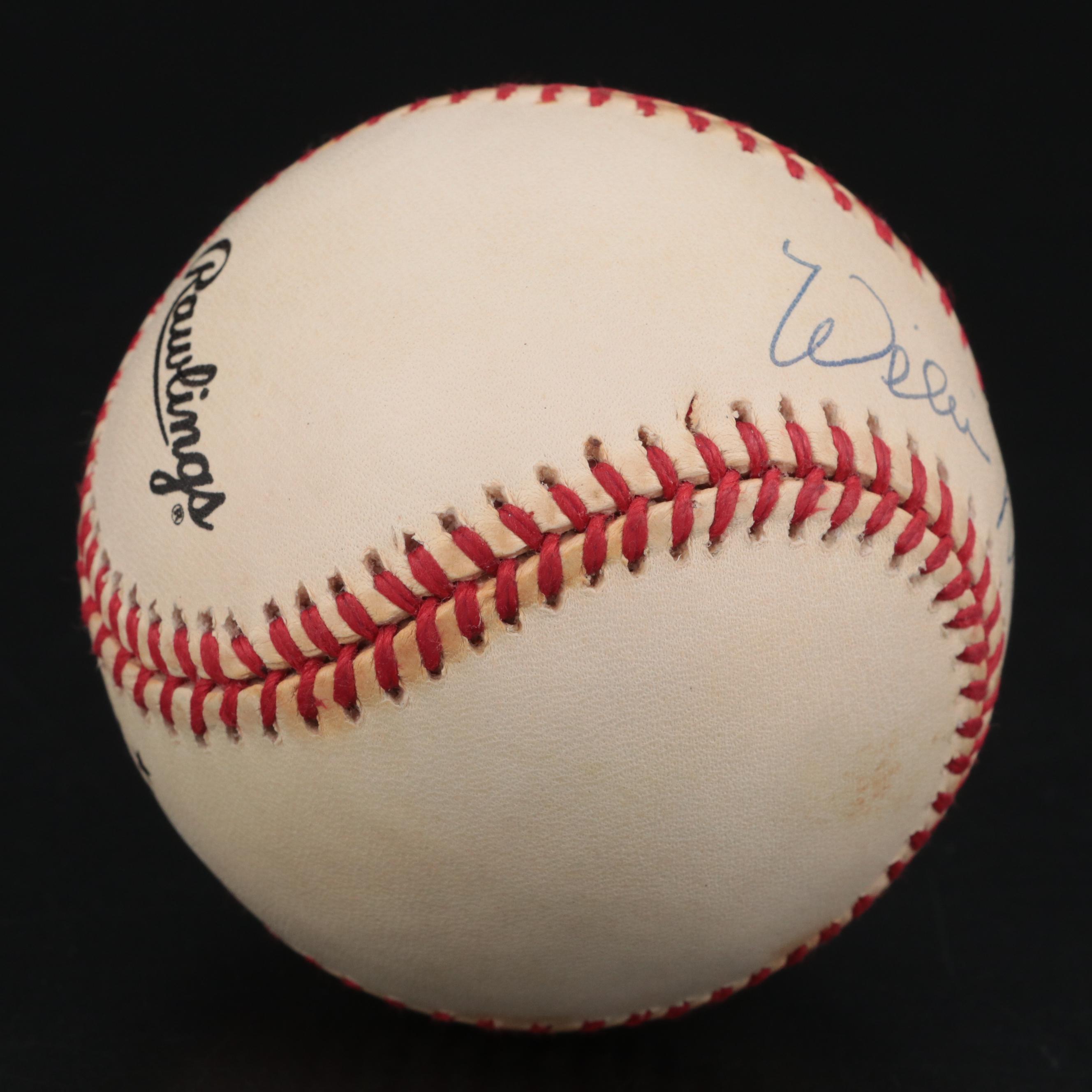 Willie McCovey Signed Rawlings National League Baseball