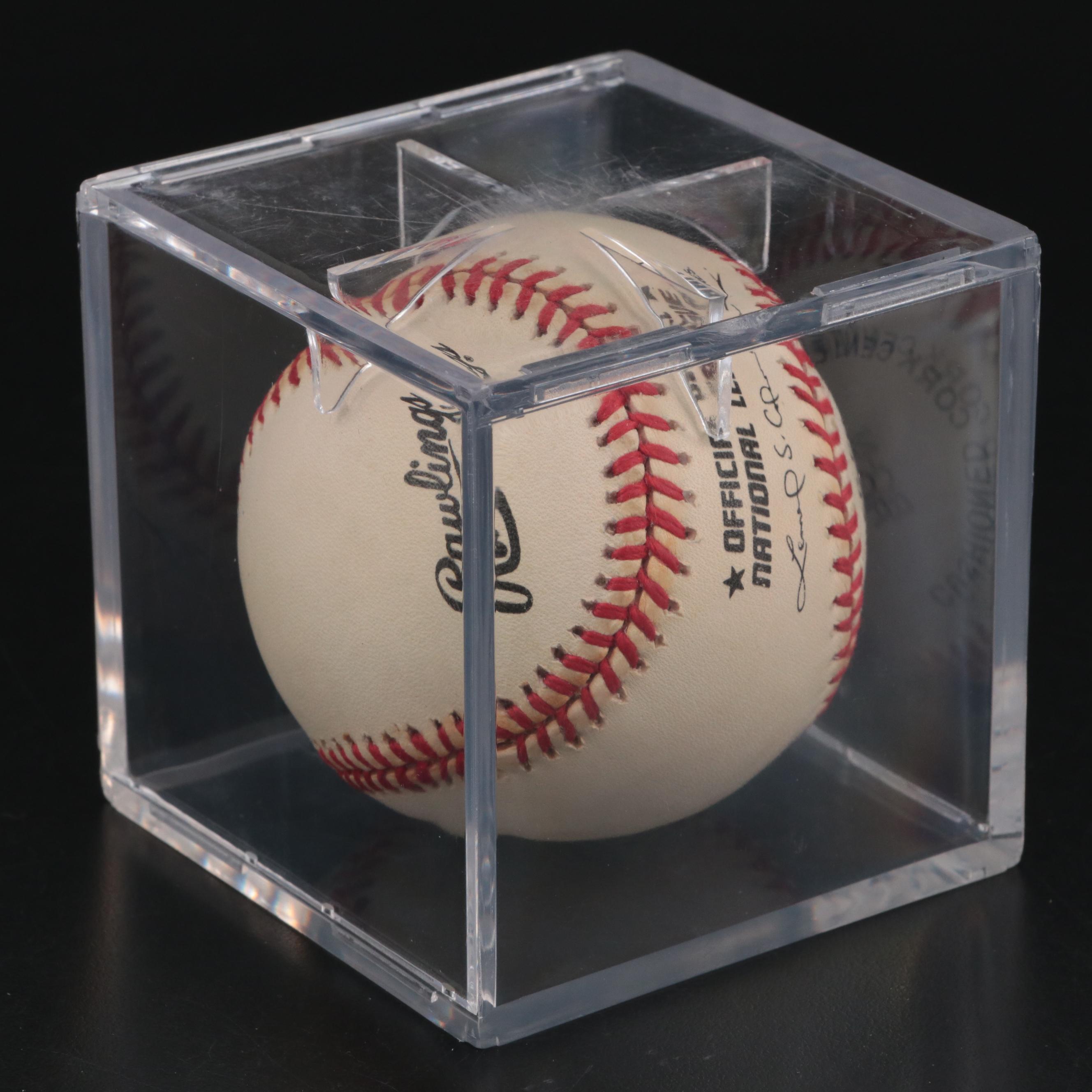 Willie McCovey Signed Rawlings National League Baseball