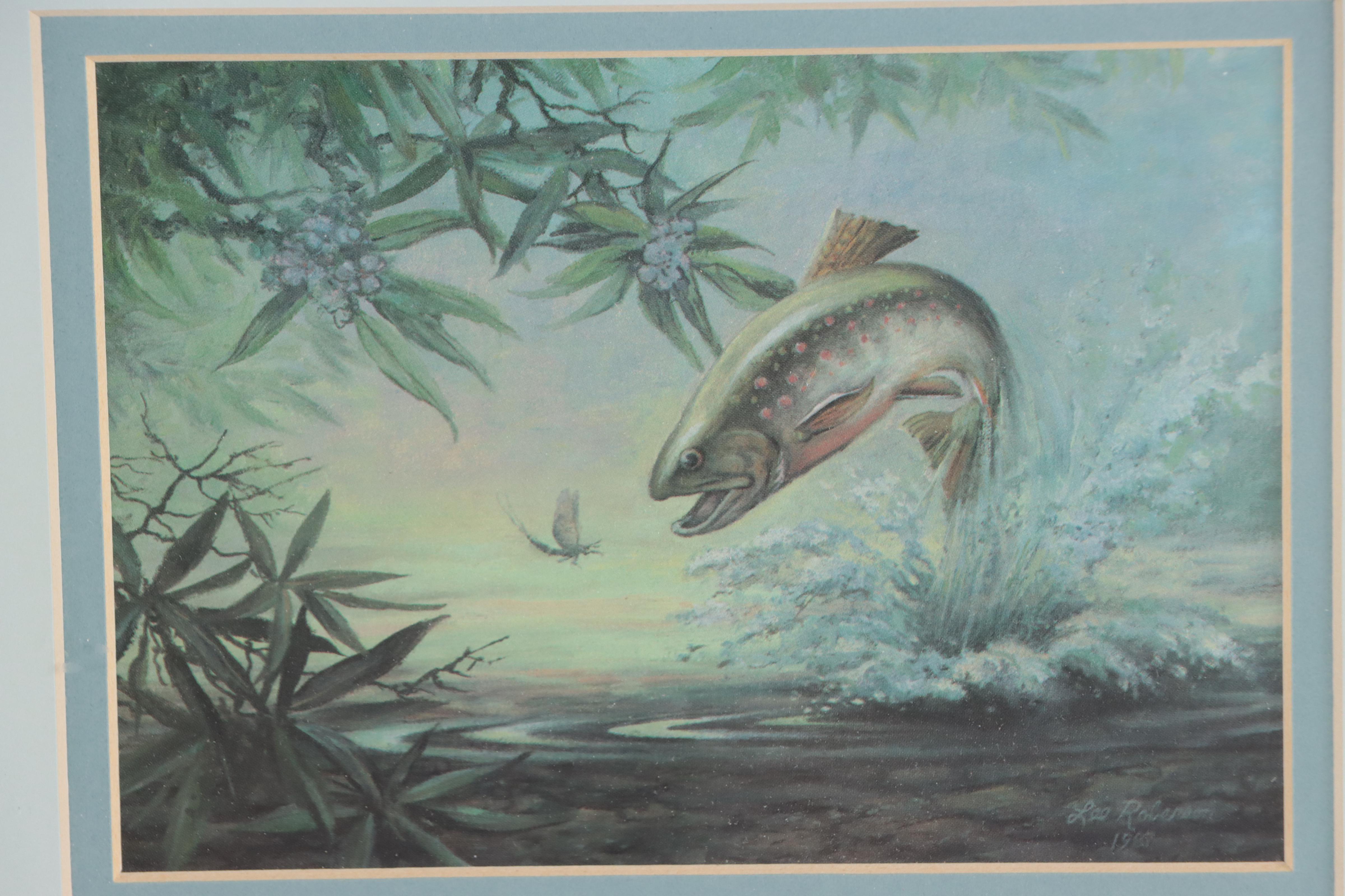 Fishing Themed Art Prints Including Daniel Rhodes "Baitcaster's 23rd Psalm"