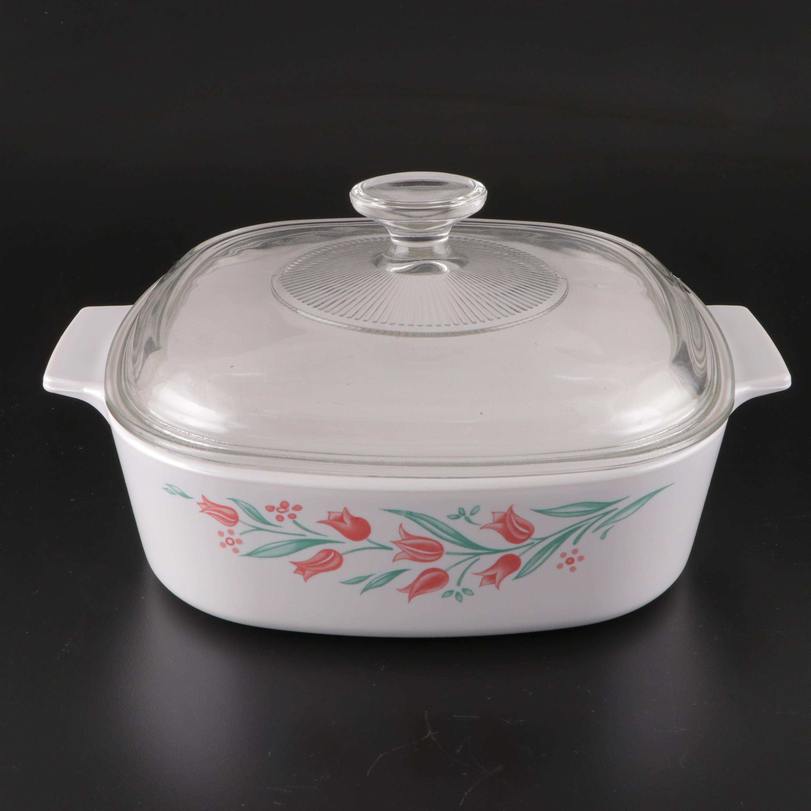 CorningWare "Rosemarie" Trio Set with "Spice O'Life" Casserole Dishes