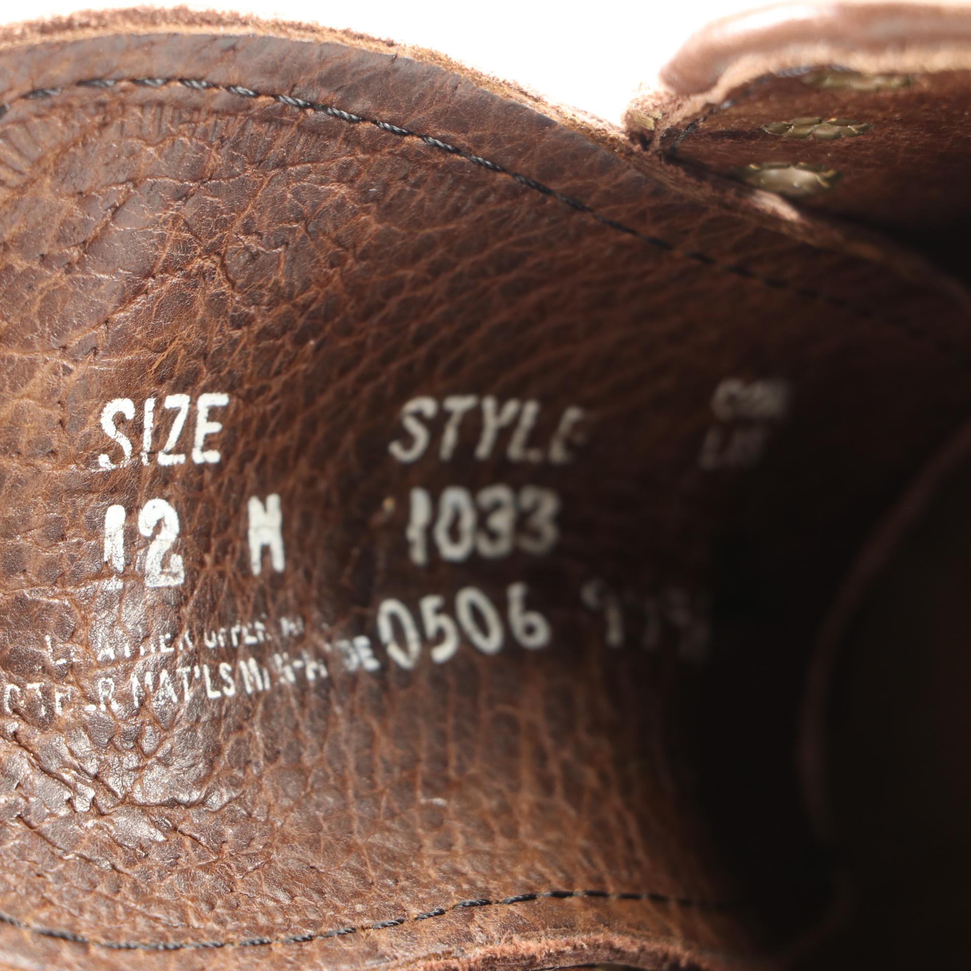 Men's H.S. Trask Saddle Brogues in American Bison Leather