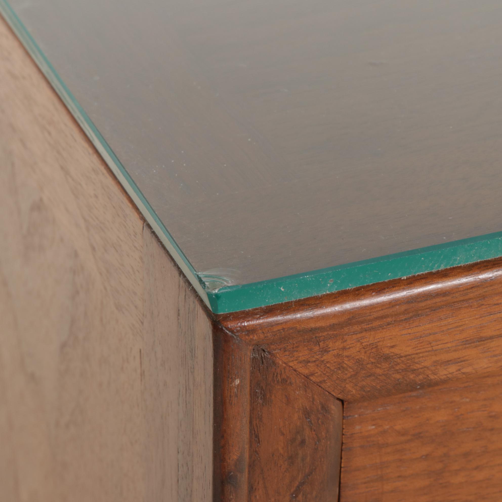 Mid Century Modern Mount Airy Janus Collection Walnut Chest of Drawers