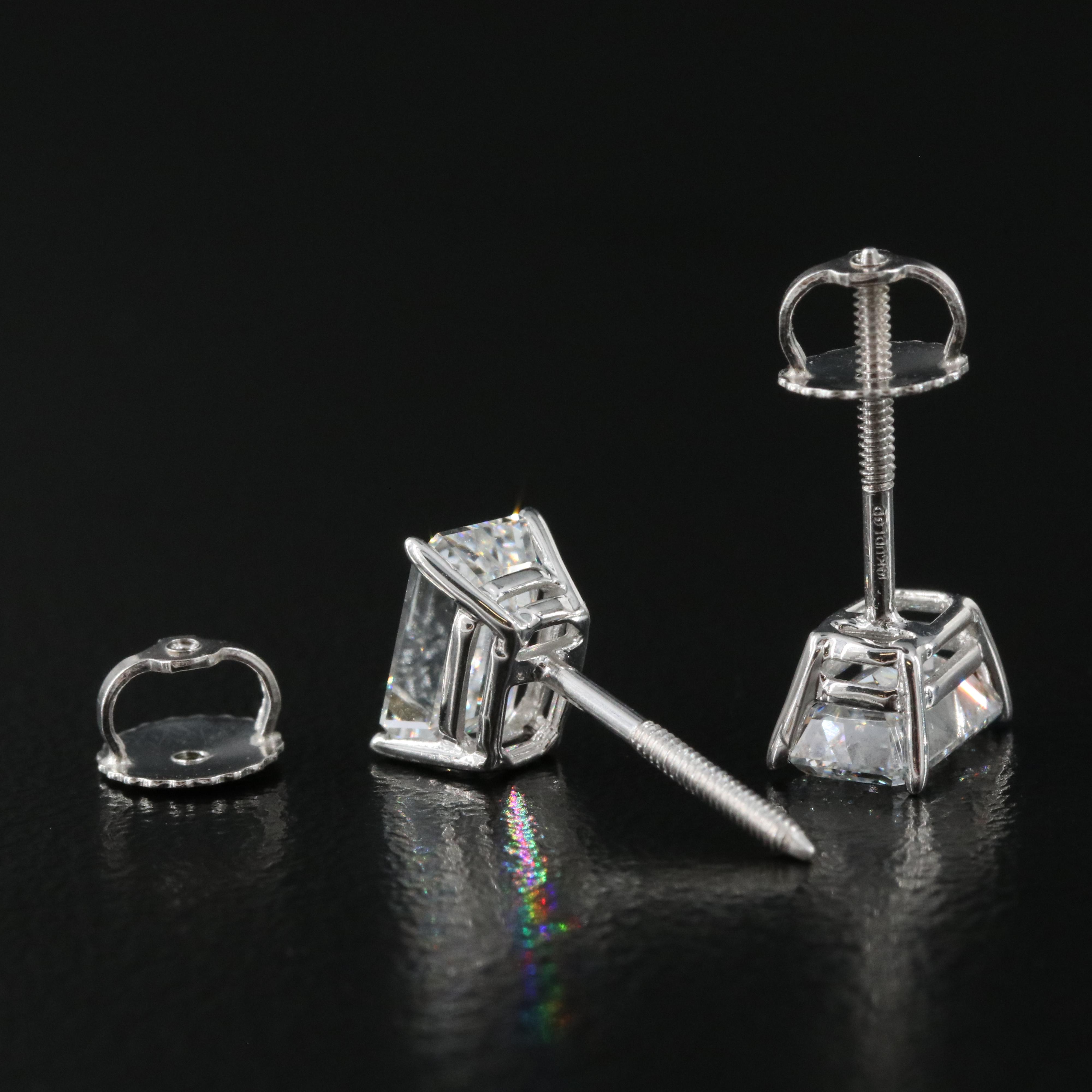 14K 1.59 CTW Lab Grown Diamond Stud Earrings