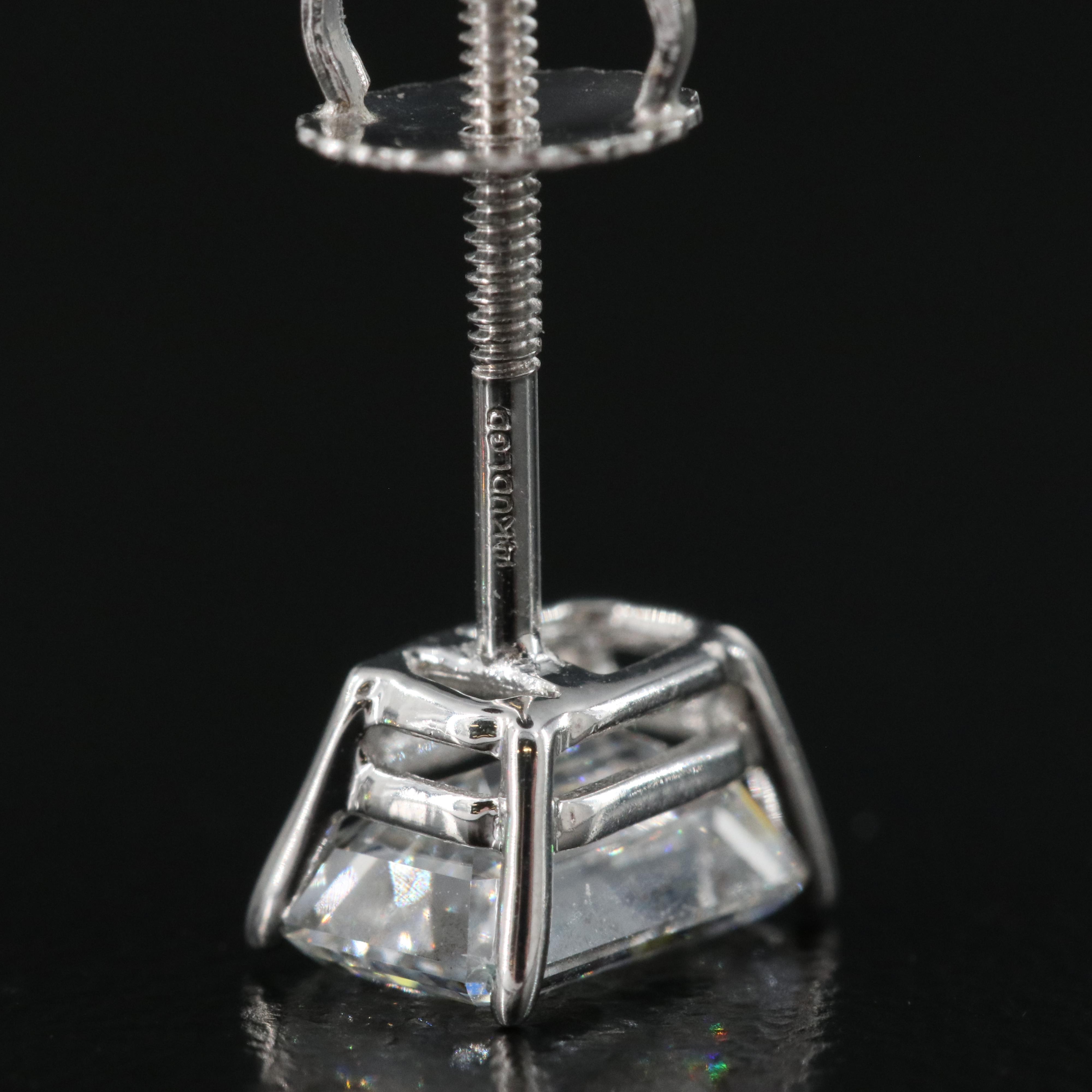 14K 1.59 CTW Lab Grown Diamond Stud Earrings