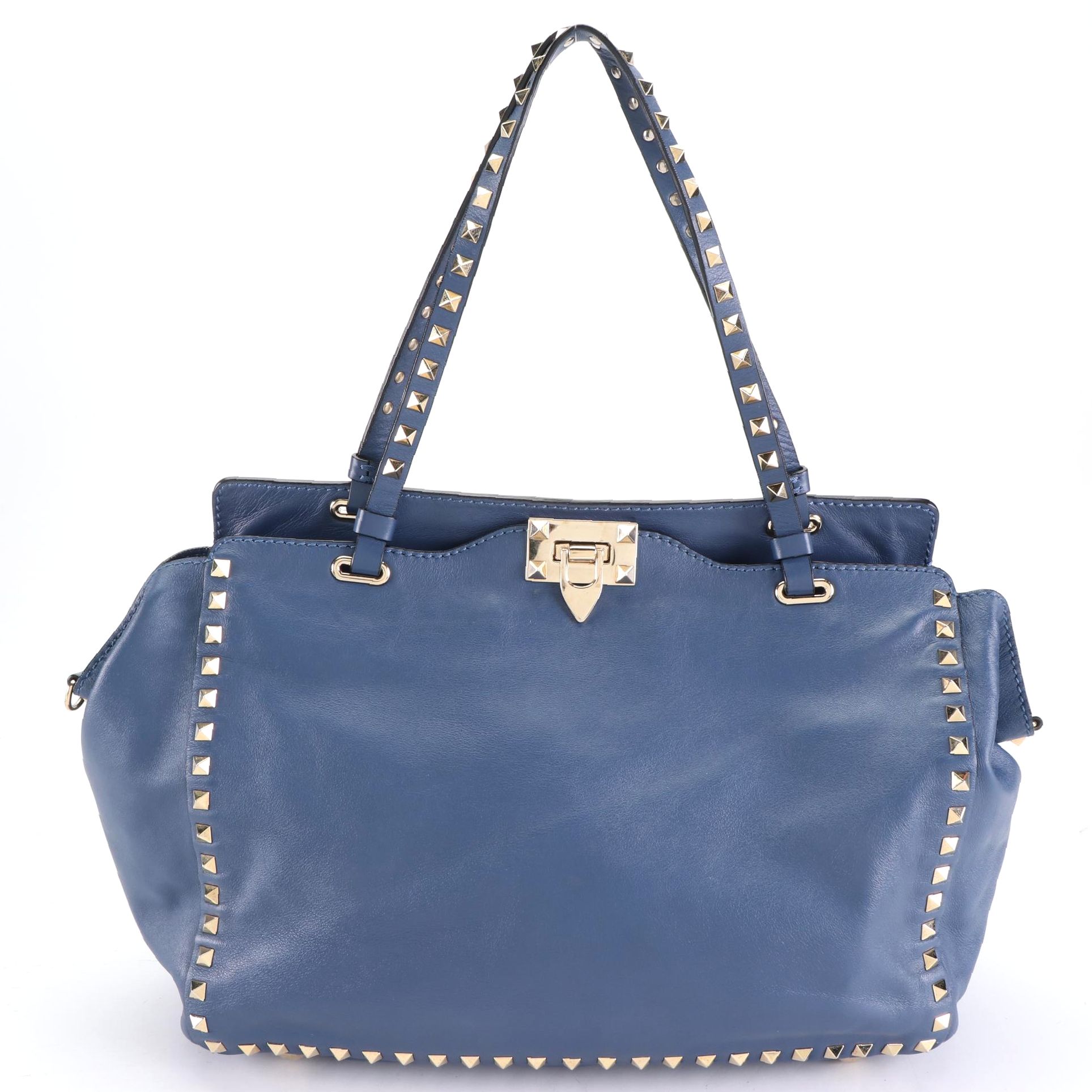 Valentino Rockstud Tote Bag Medium in Soft Leather