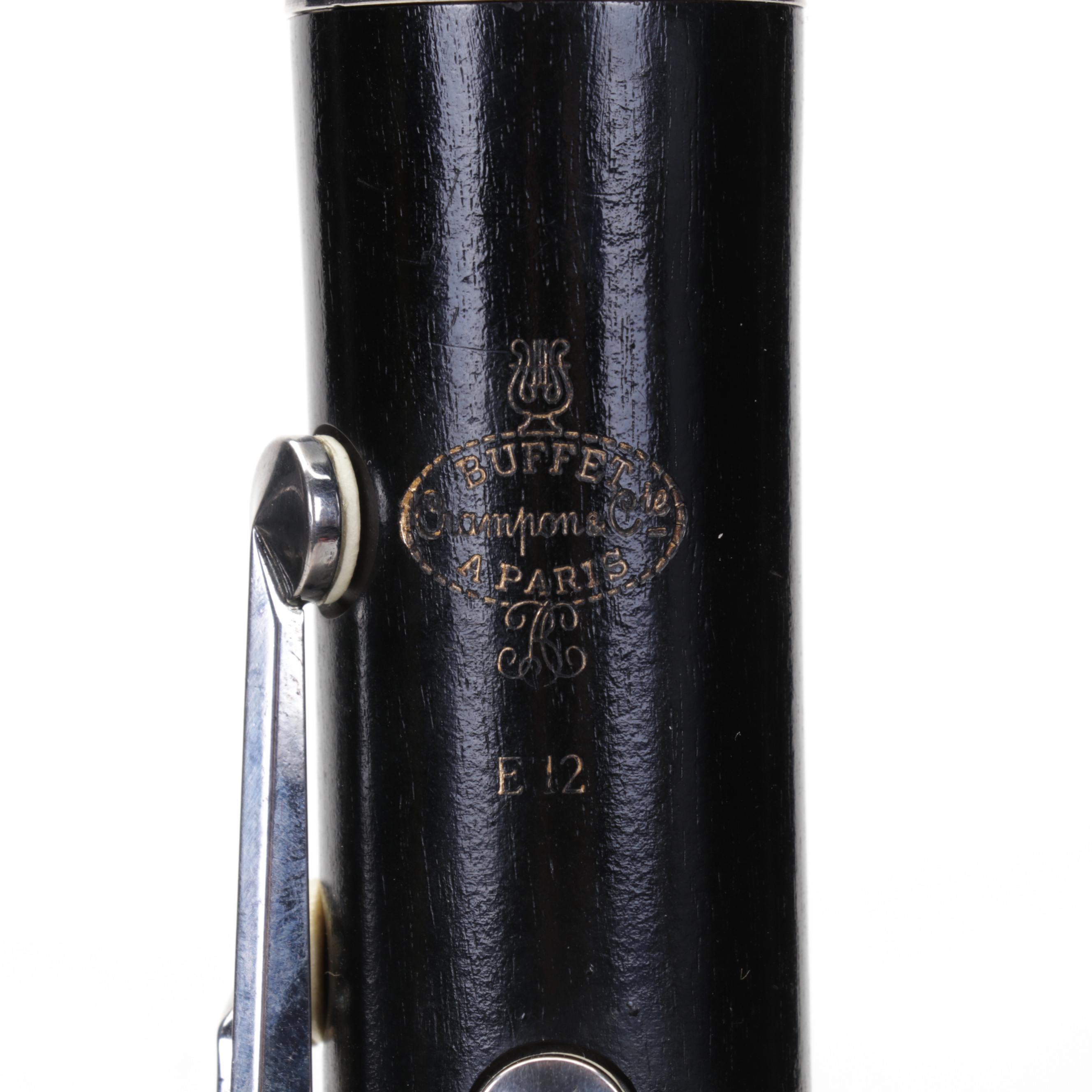 Buffet Crampton E12 African Blackwood Bb Clarinet