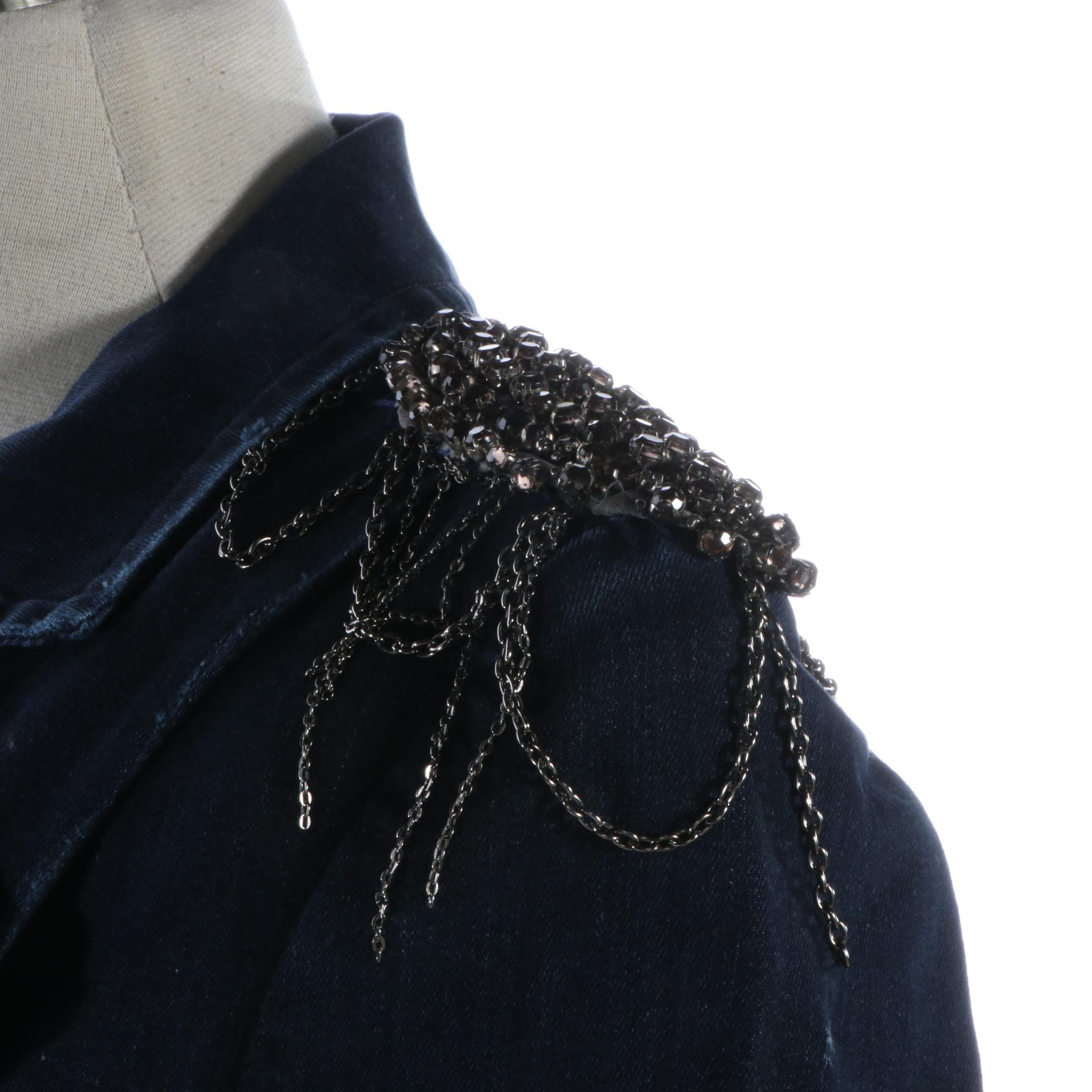 Alice + Olivia Military Inspired Jackets Embellished with Beading and More