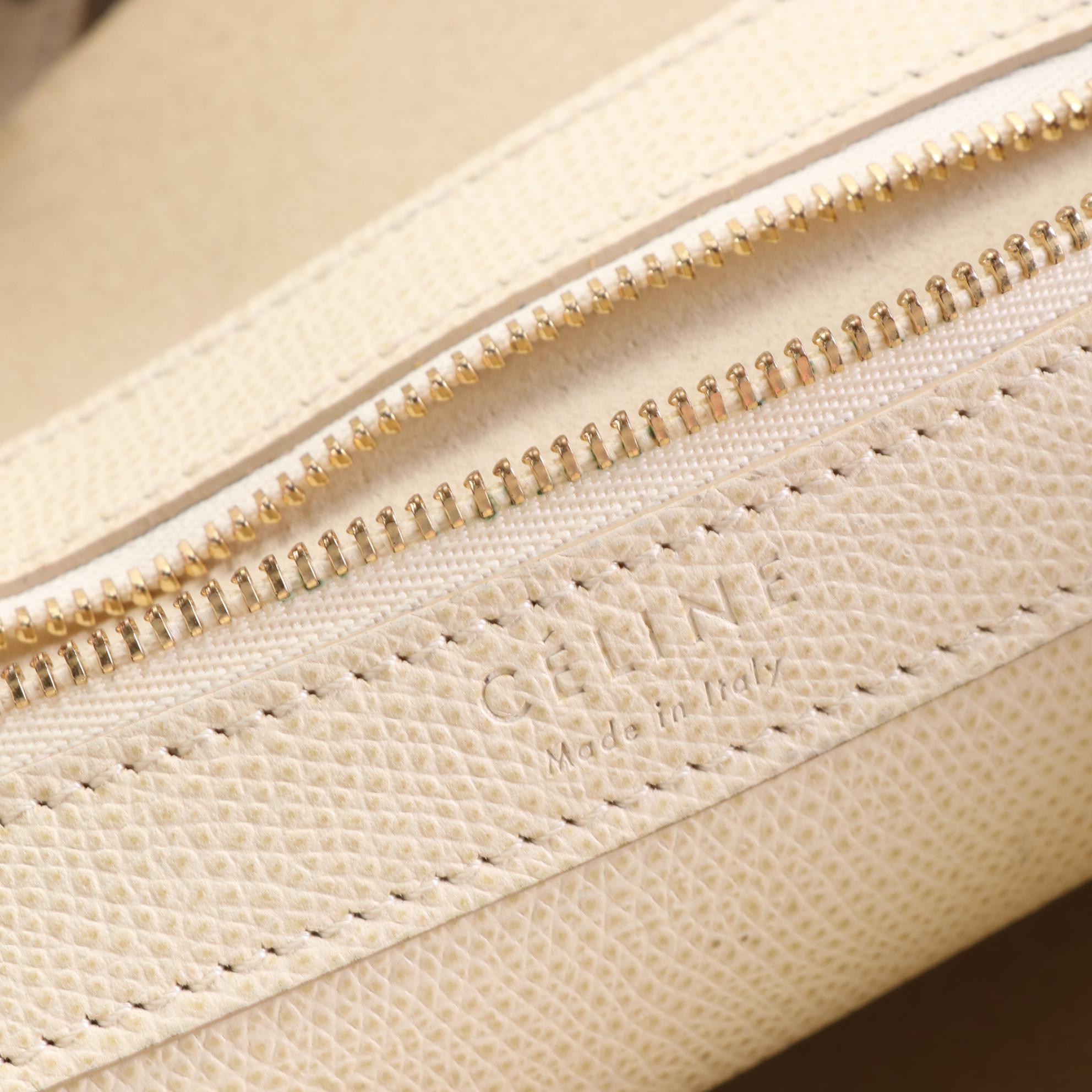 Céline Vertical Bi-Cabas Tote Small in Grain Leather