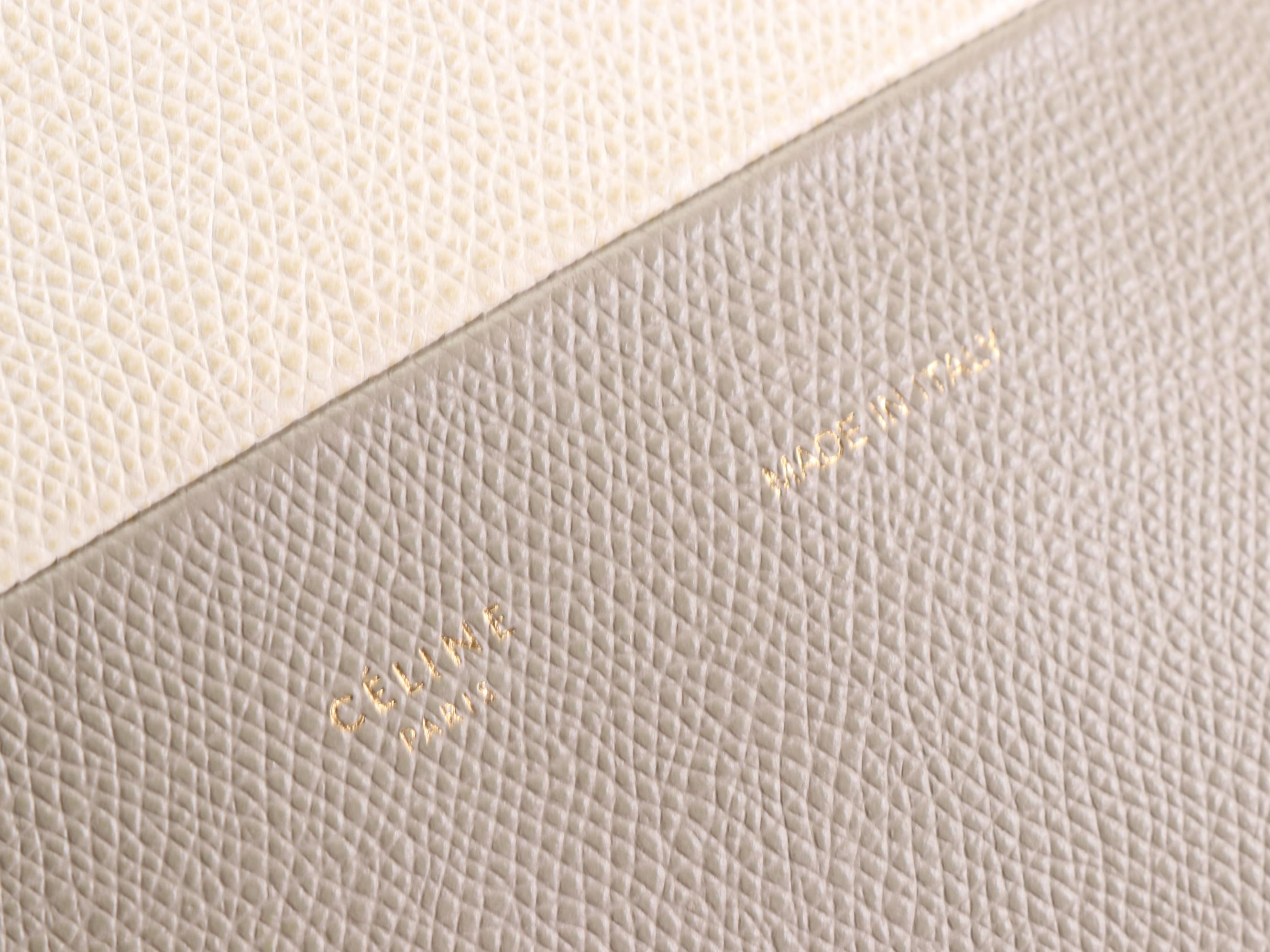 Céline Vertical Bi-Cabas Tote Small in Grain Leather