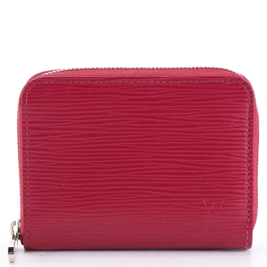 Louis Vuitton Zippy Coin Purse in Fuchsia Epi Leather