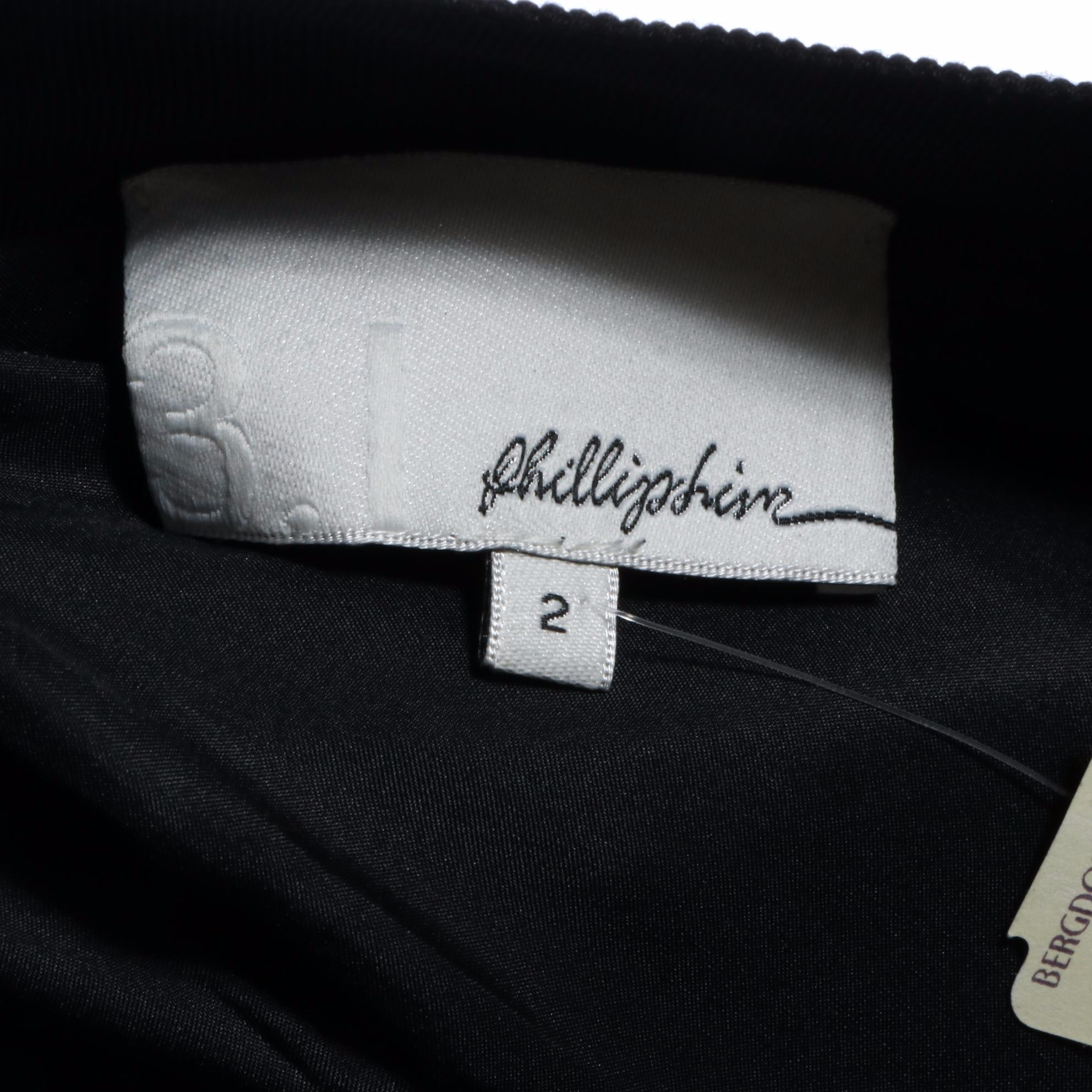 3.1 Phillip Lim Pleated Leather Skirt and Crewneck Sweater with Sheer Sleeves